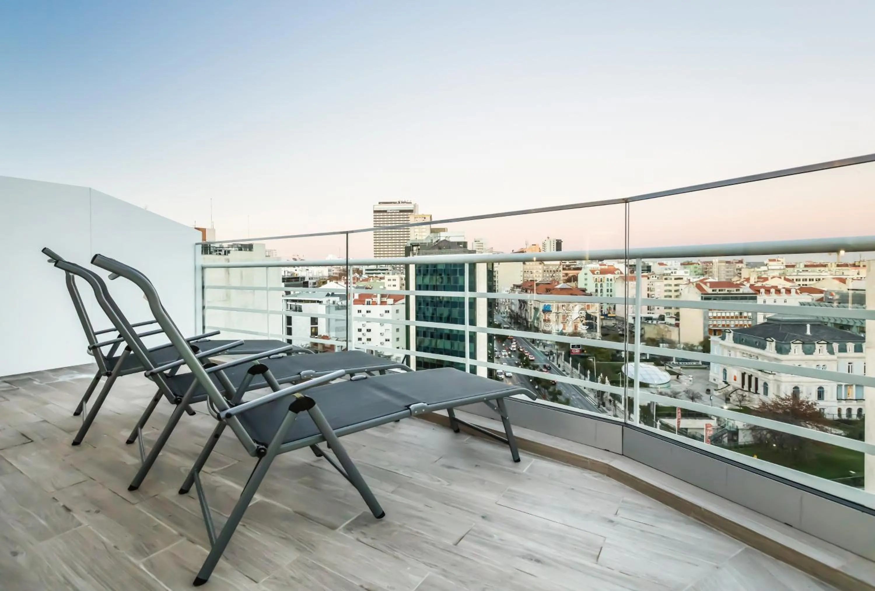 Balcony/Terrace in Ibis Styles Lisboa Centro Marquês de Pombal