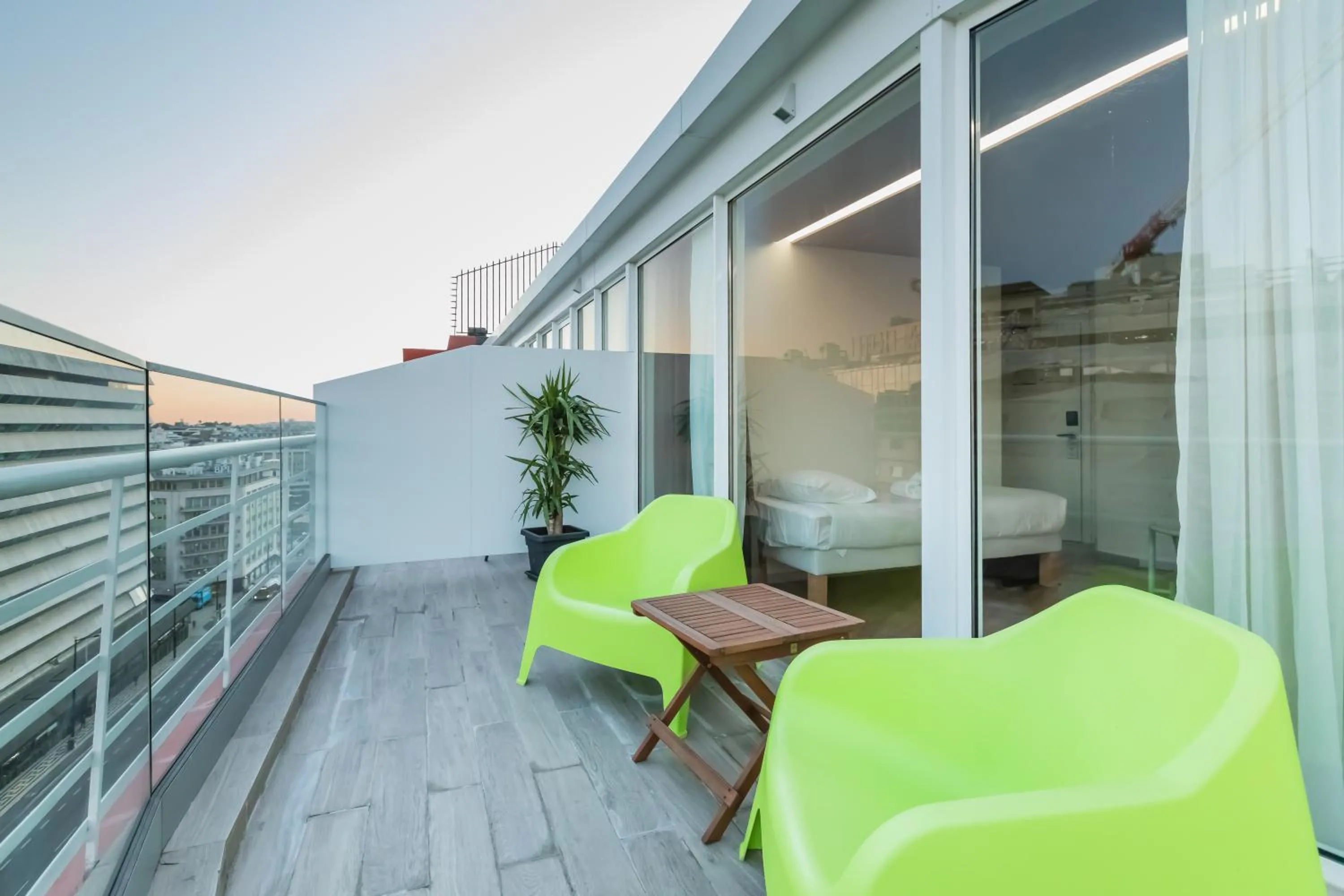 Balcony/Terrace in Ibis Styles Lisboa Centro Marquês de Pombal