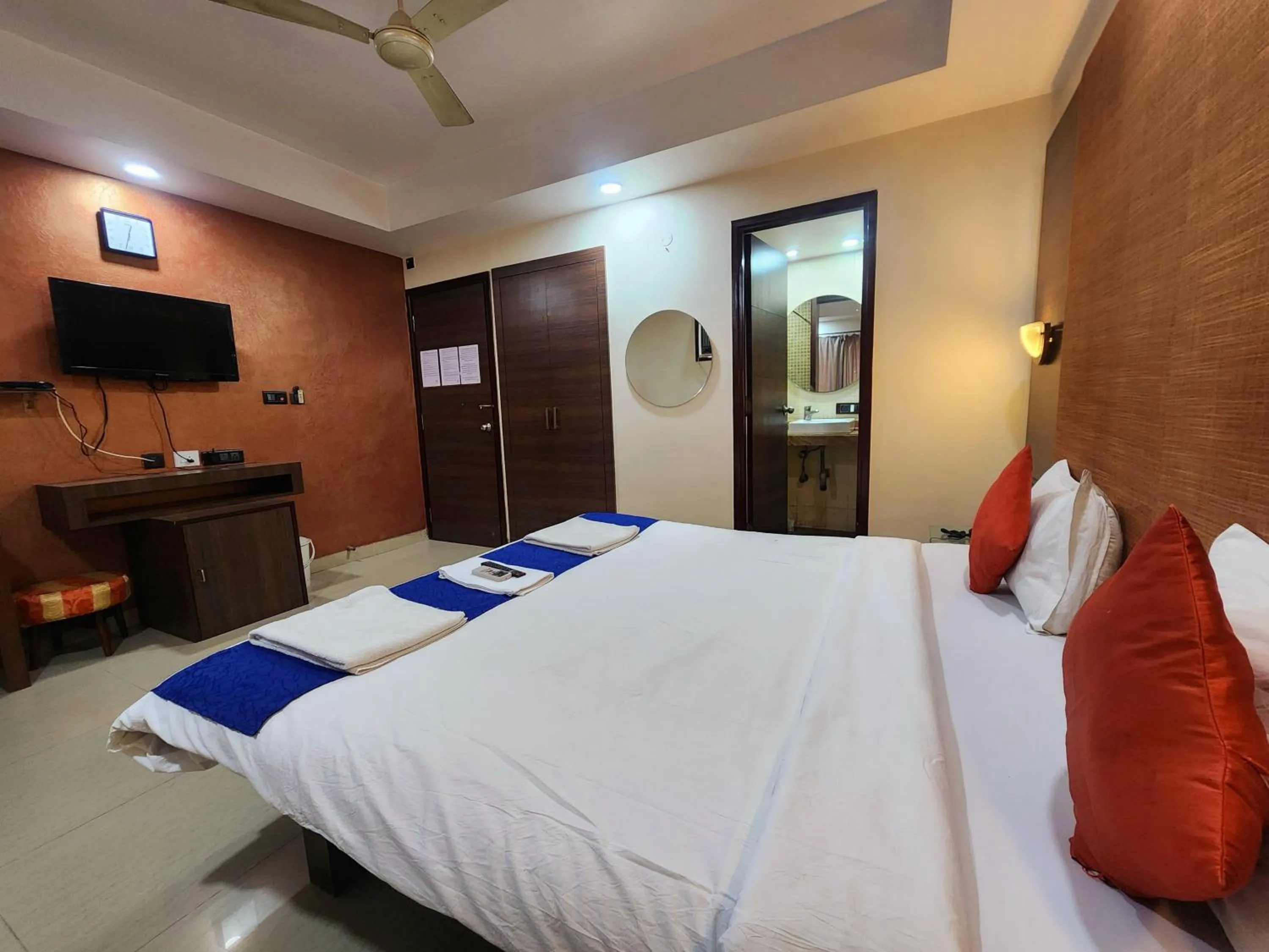 View (from property/room), Bed in Bhammar's Inn - A Pure Veg