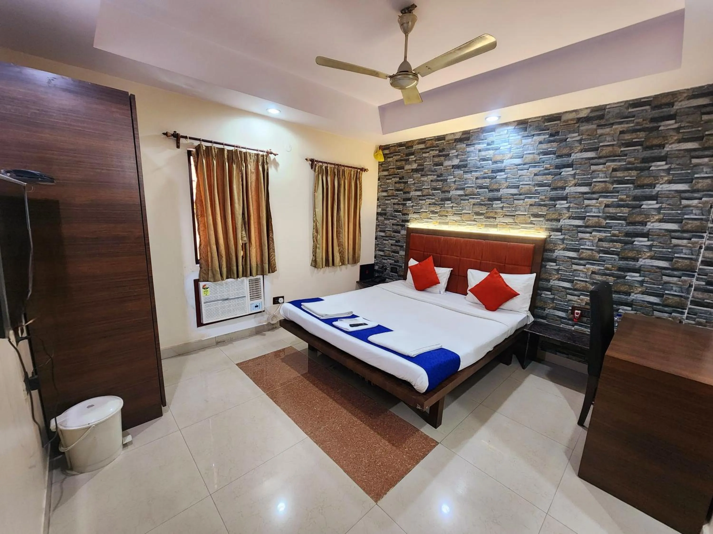 View (from property/room), Bed in Bhammar's Inn - A Pure Veg