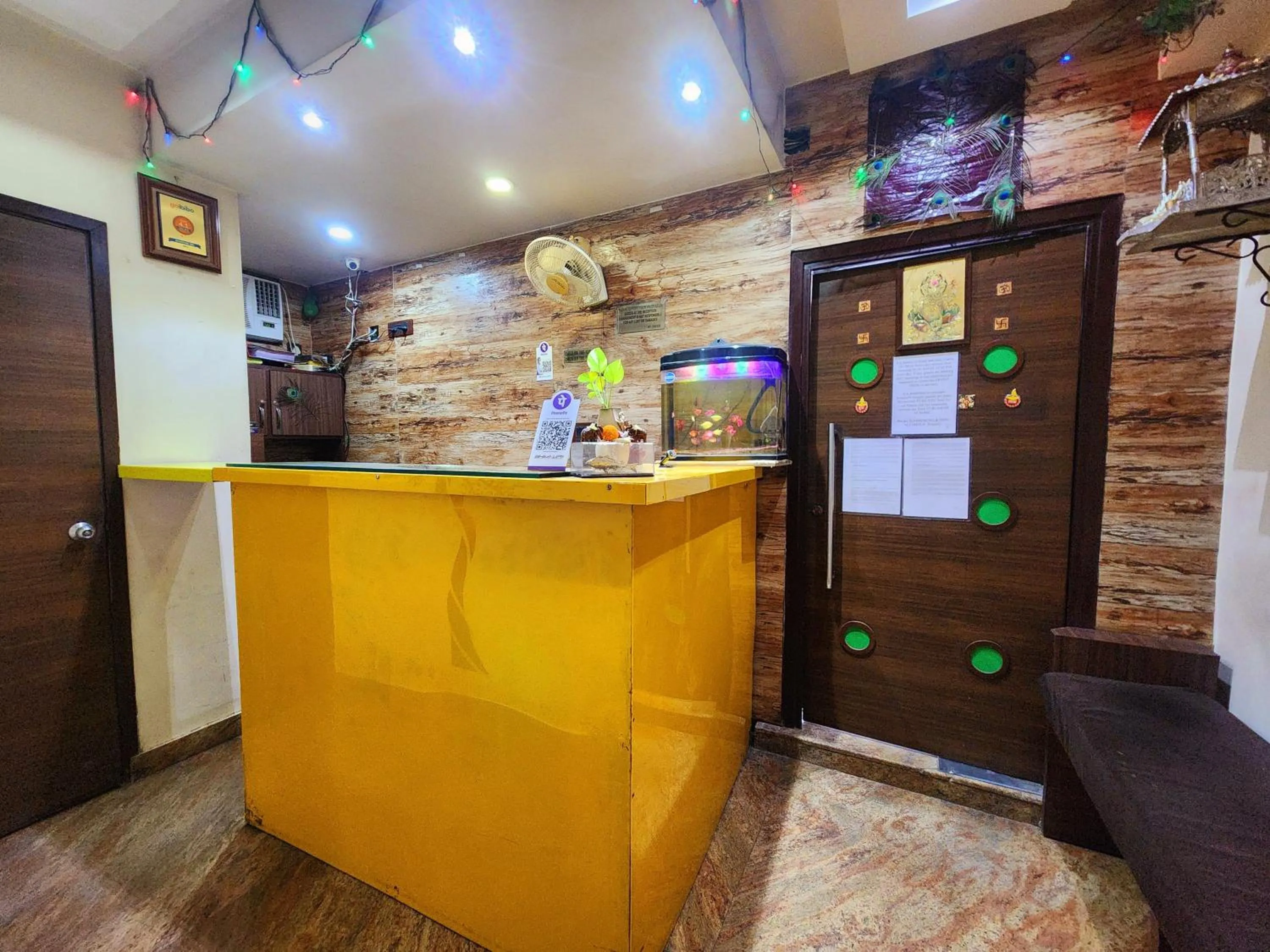 Lobby or reception in Bhammar's Inn - A Pure Veg