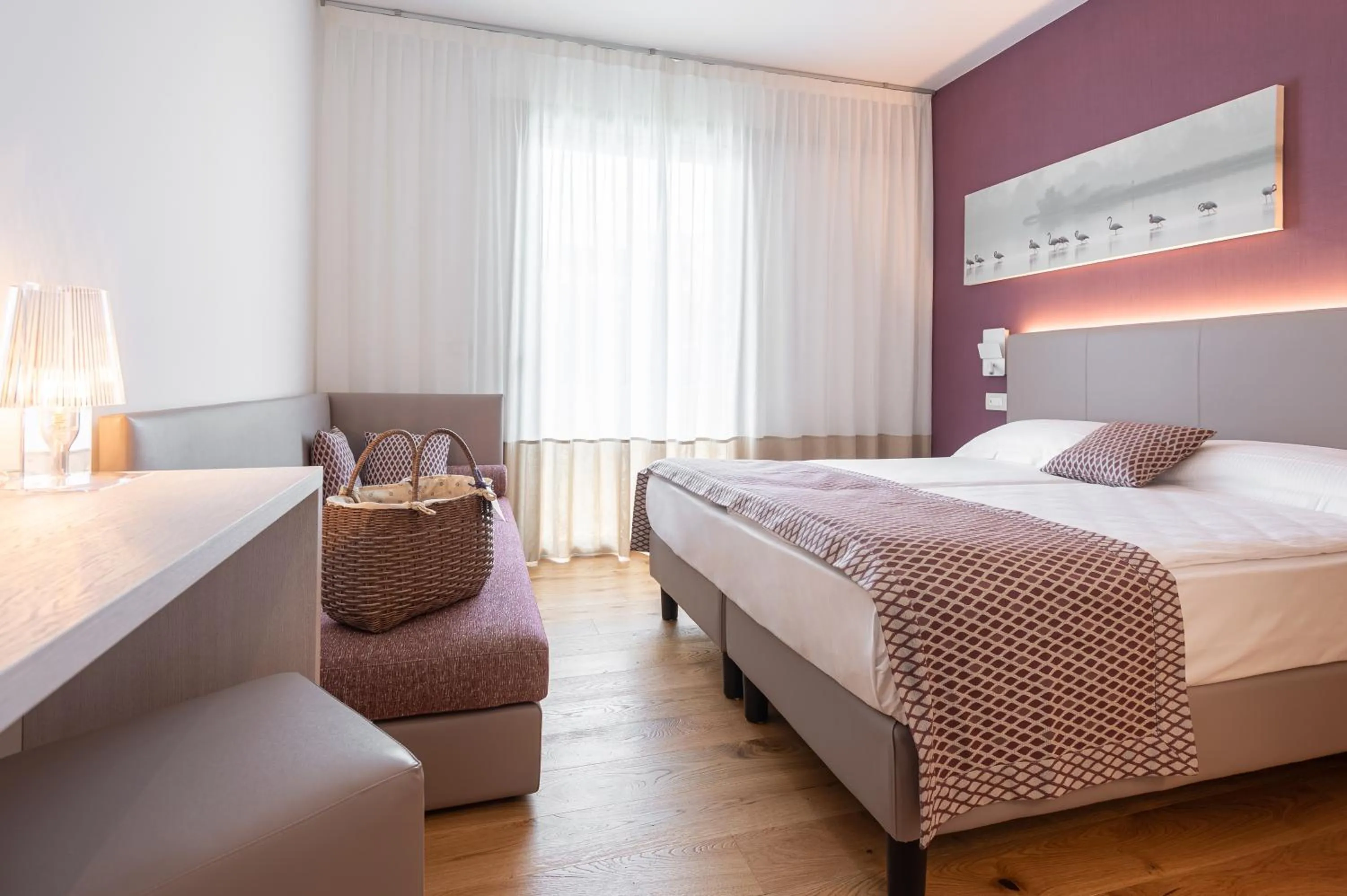 Bed in Junior Family Hotel