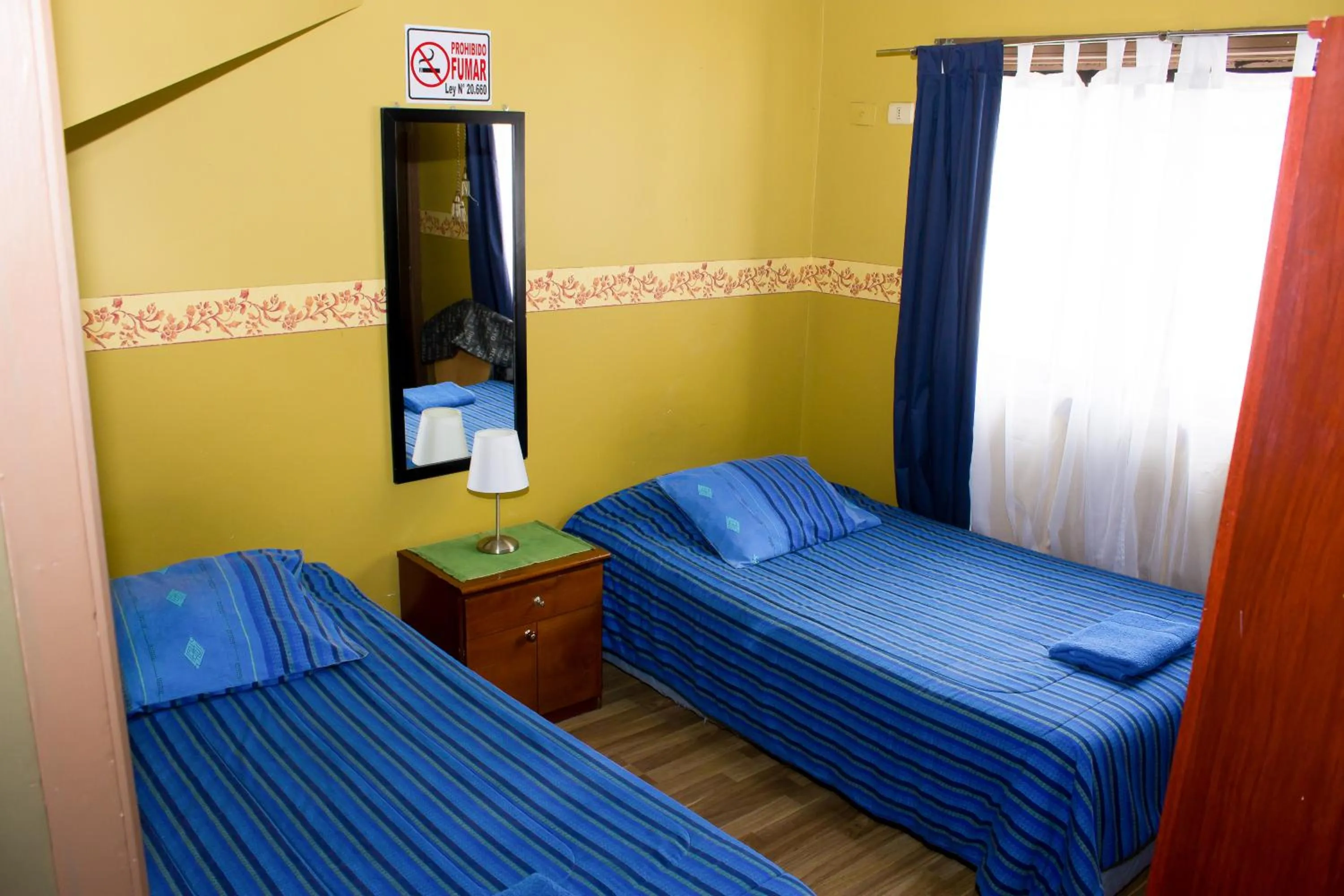 Bed in Hostal Residencia Blest Gana