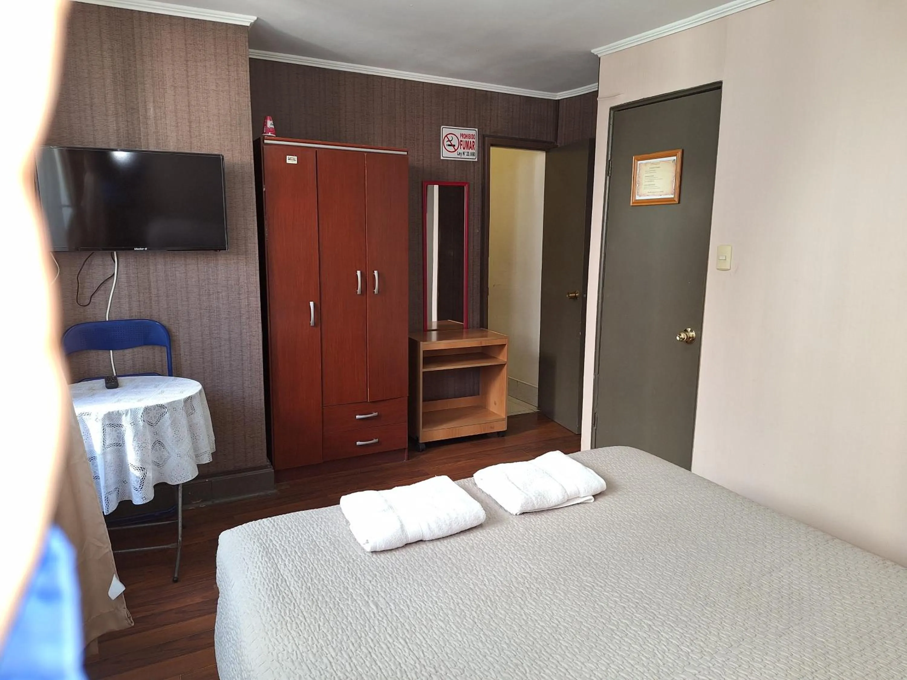 Bed in Hostal Residencia Blest Gana