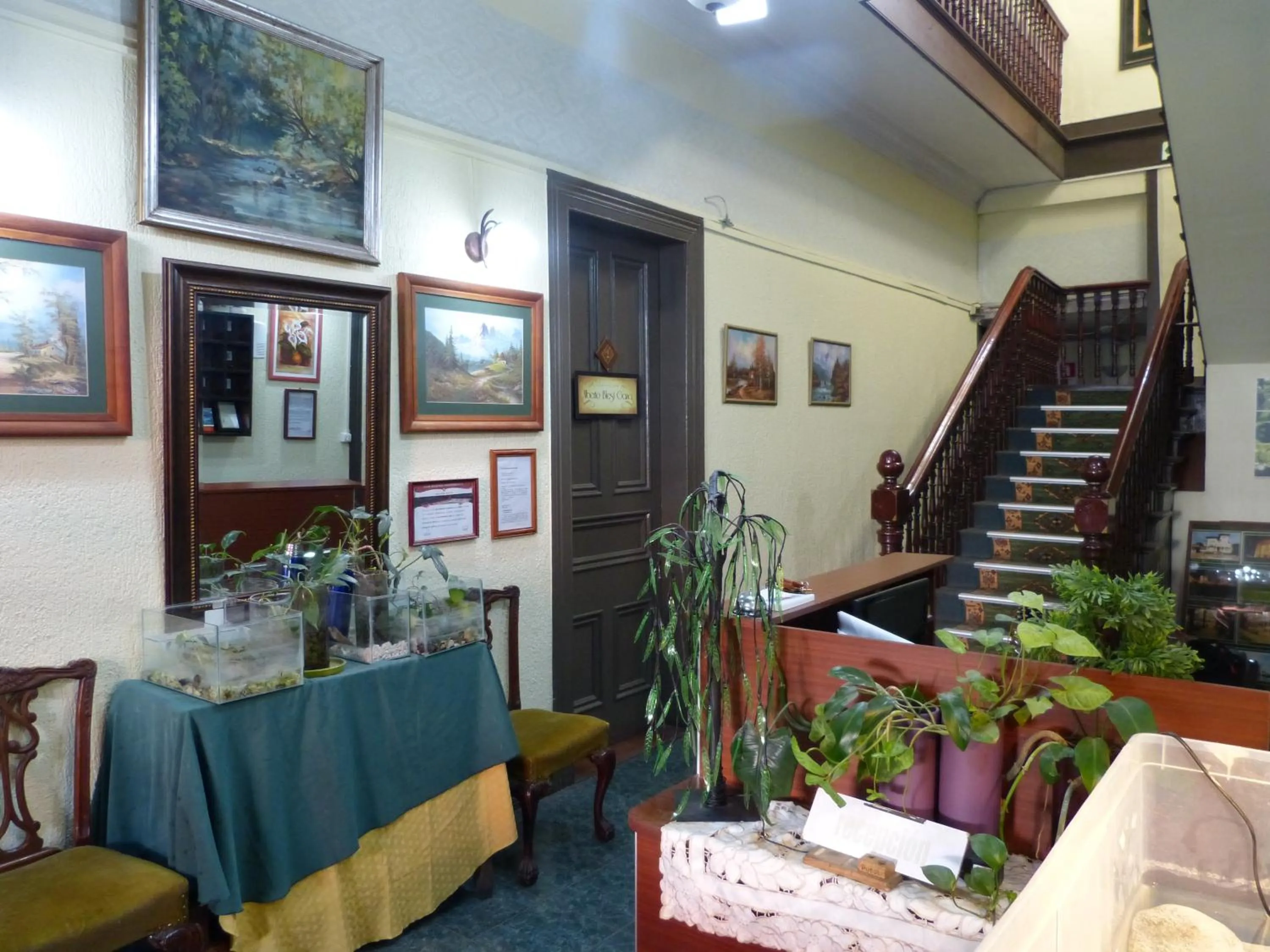 Lobby or reception in Hostal Residencia Blest Gana