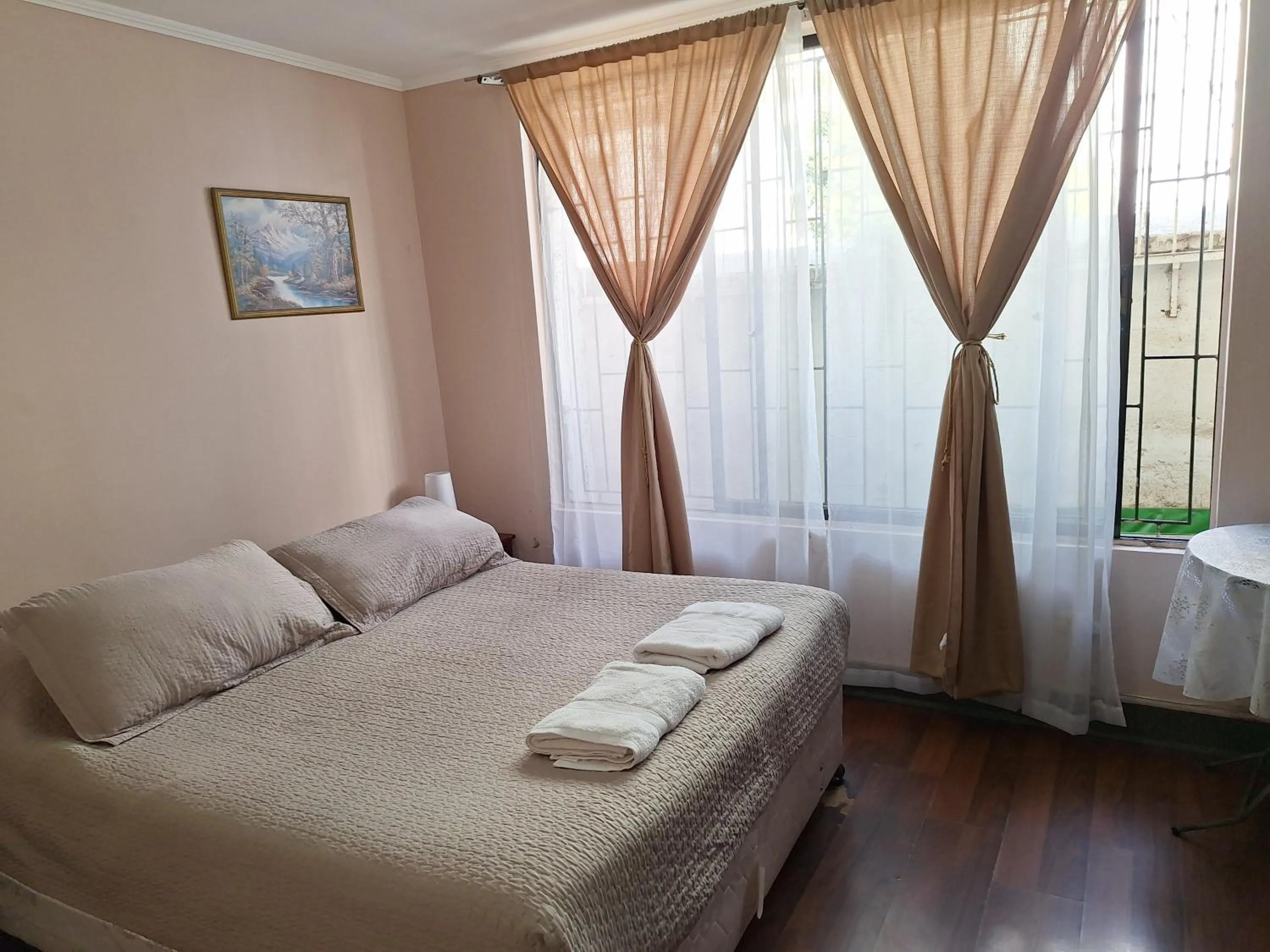 Bed in Hostal Residencia Blest Gana
