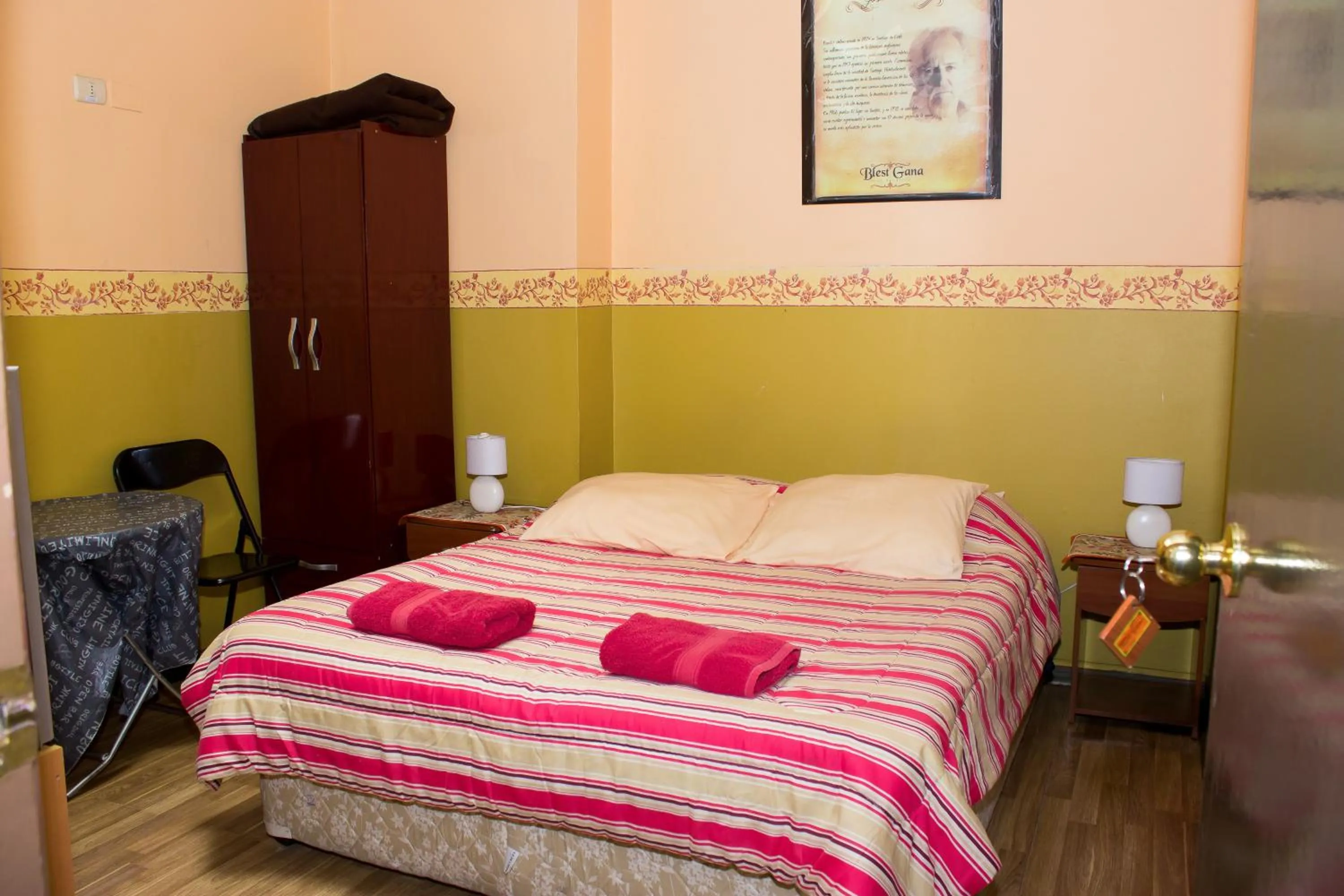Bed in Hostal Residencia Blest Gana