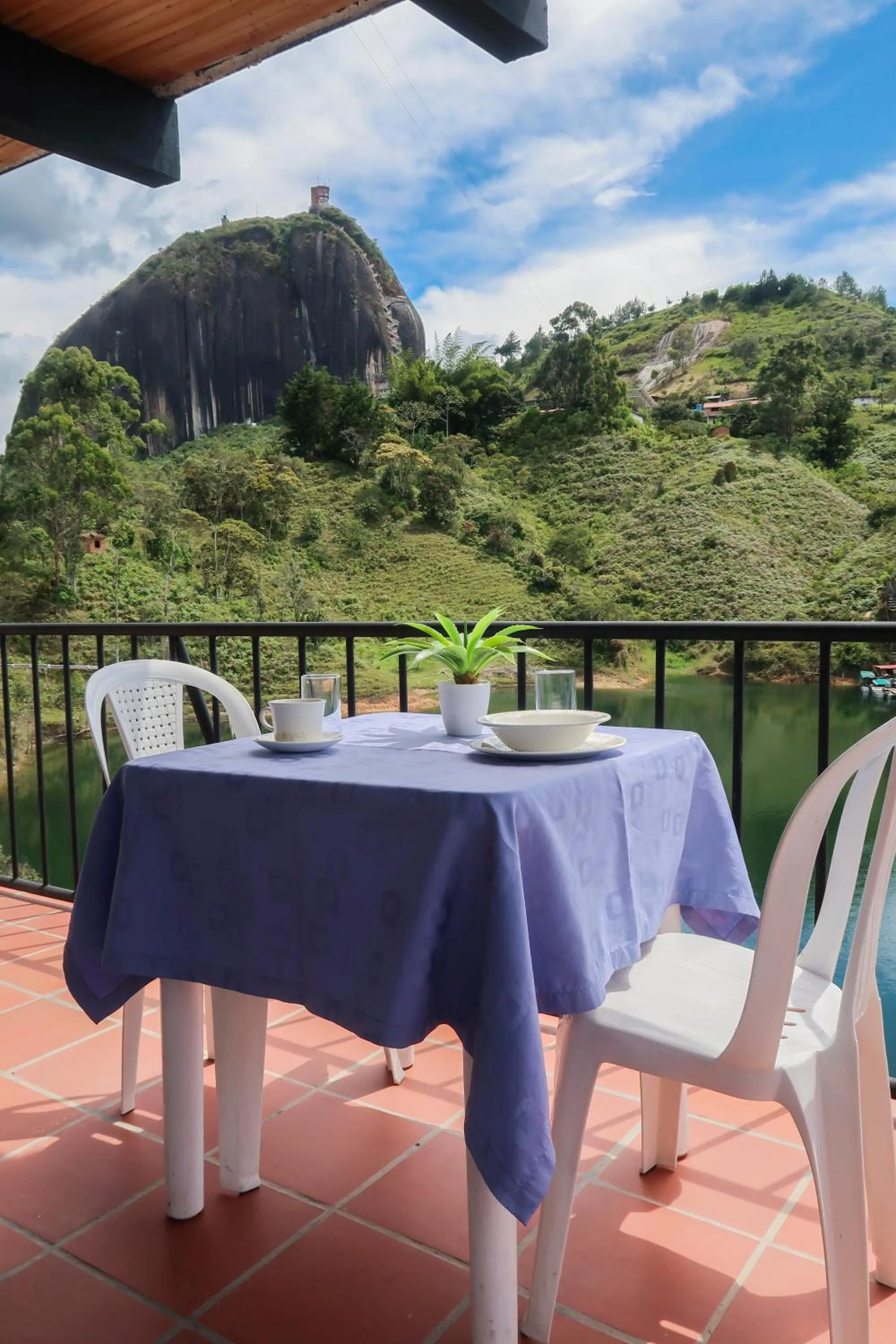 Balcony/Terrace in Ecolodge Bahia del Peñón