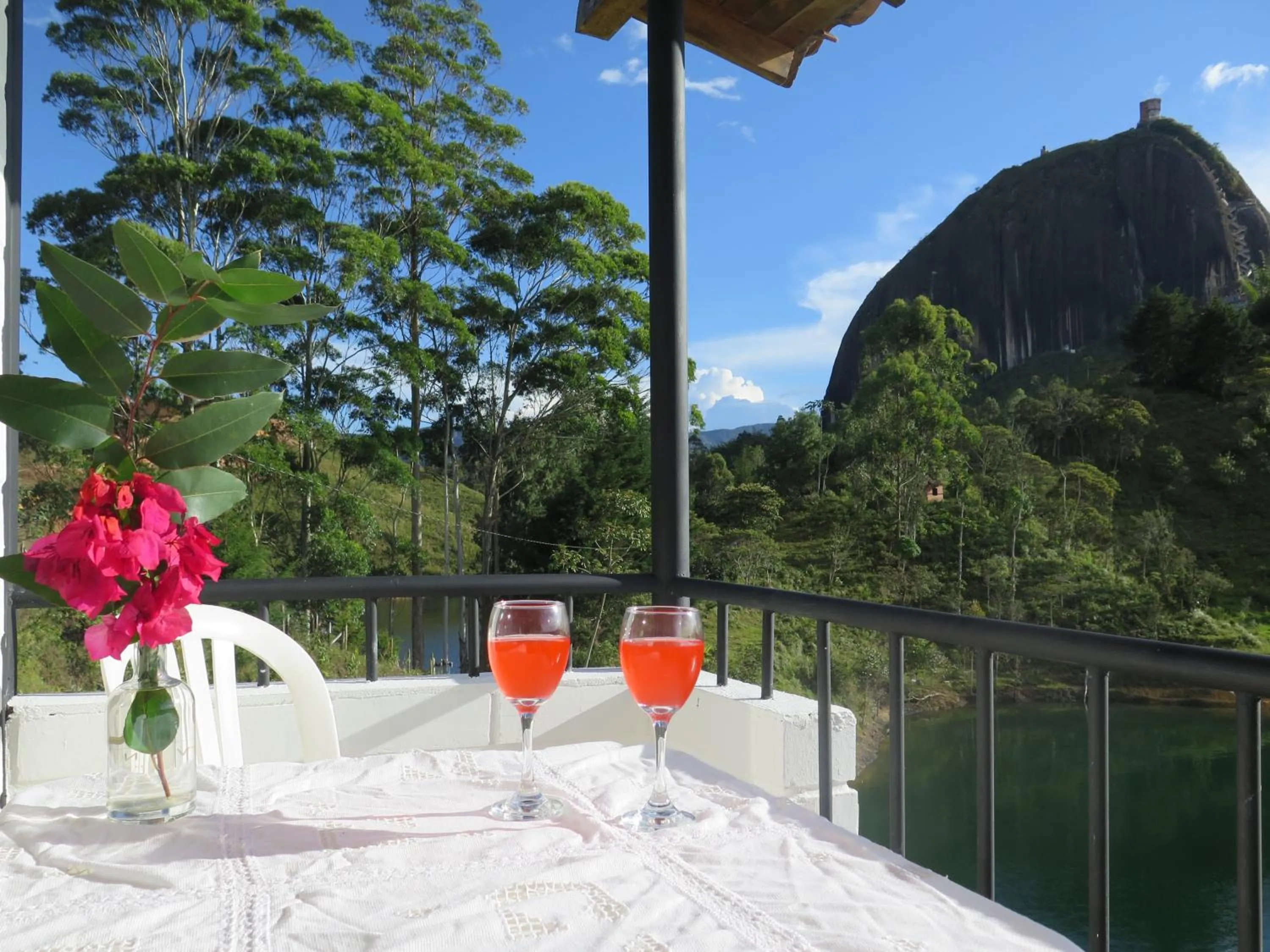 Balcony/Terrace in Ecolodge Bahia del Peñón