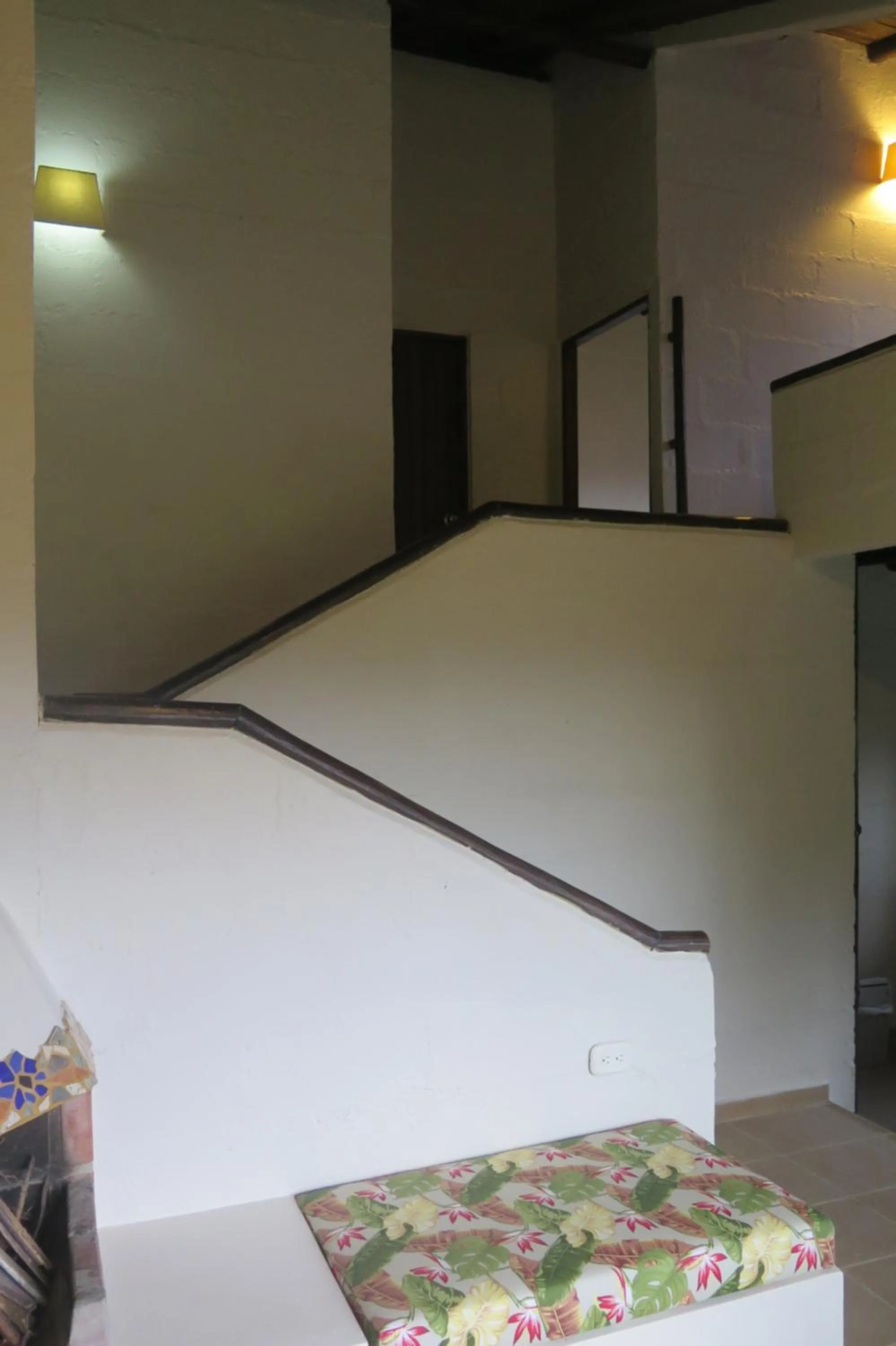 Living room, Bed in Ecolodge Bahia del Peñón