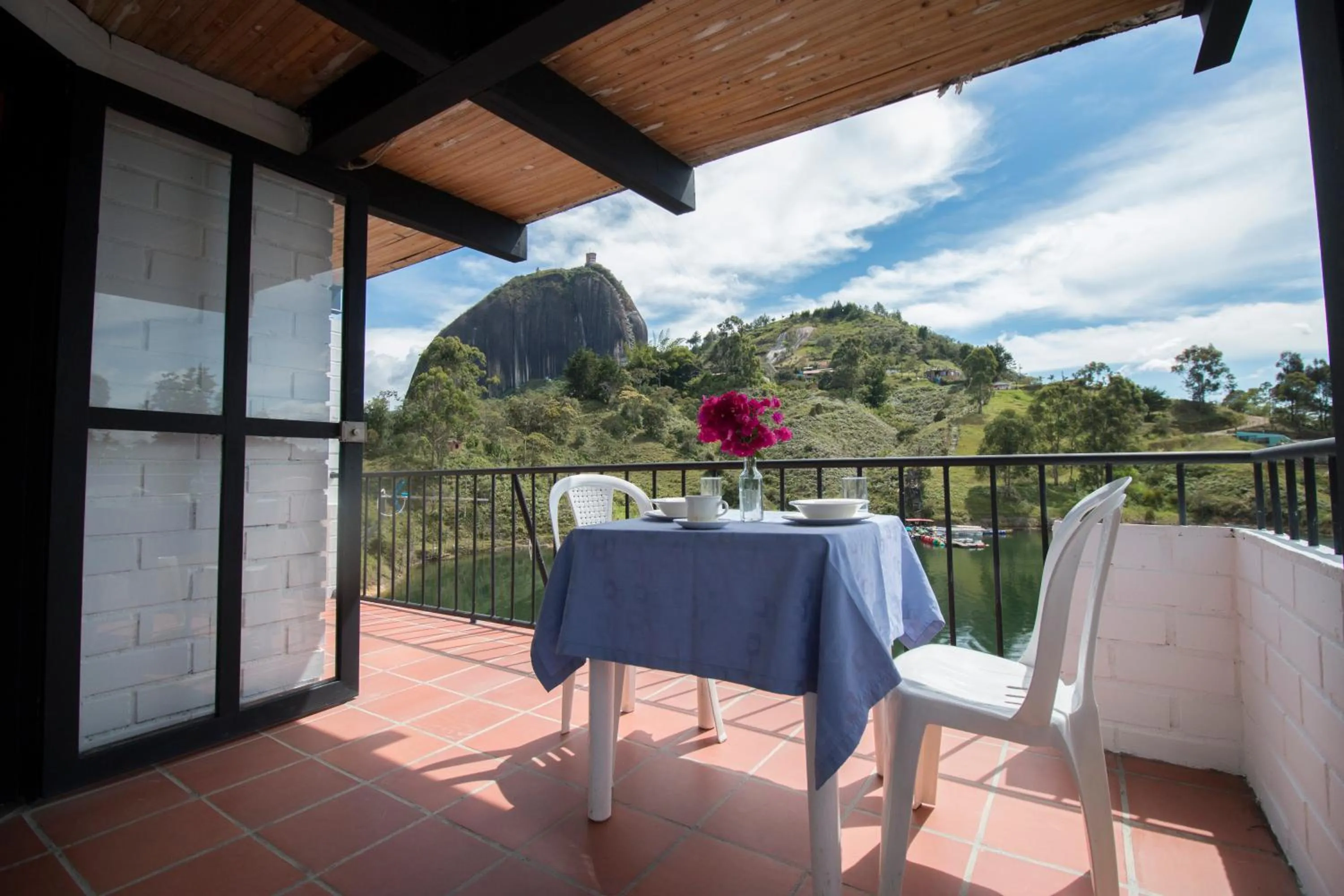 Balcony/Terrace in Ecolodge Bahia del Peñón