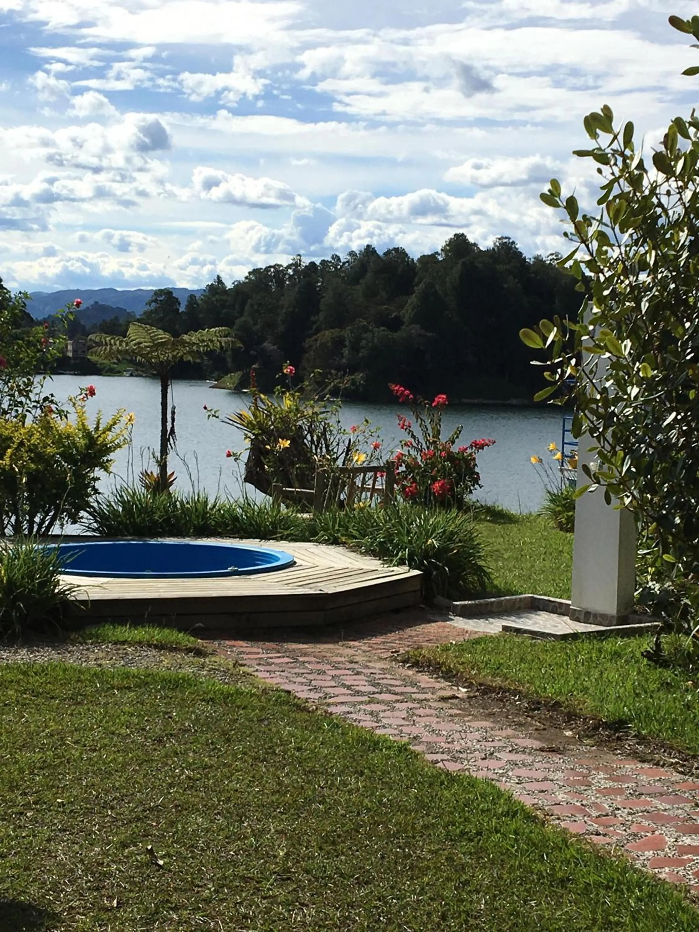 Garden in Ecolodge Bahia del Peñón