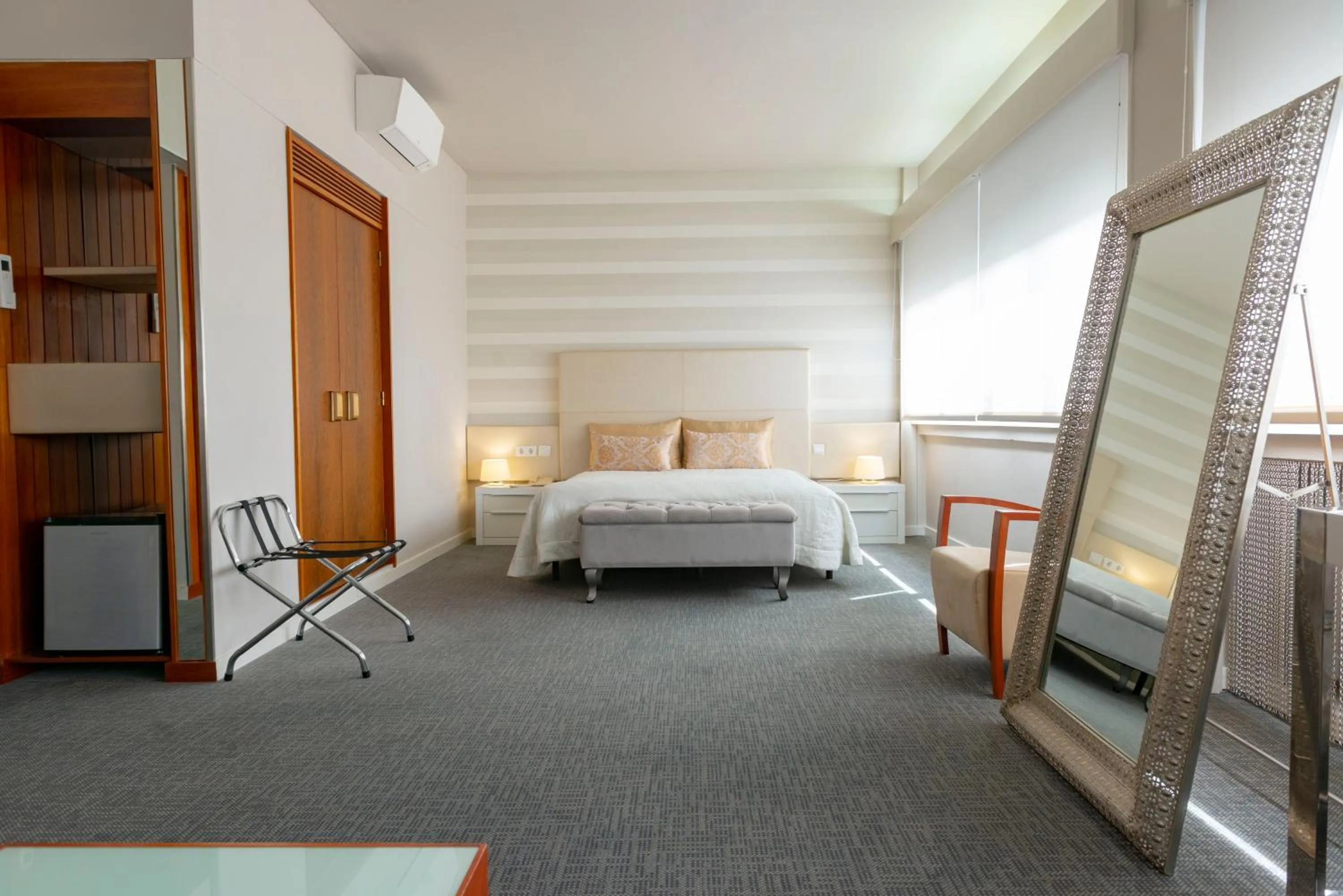 Bed in Hotel Eurosol Leiria & Jardim