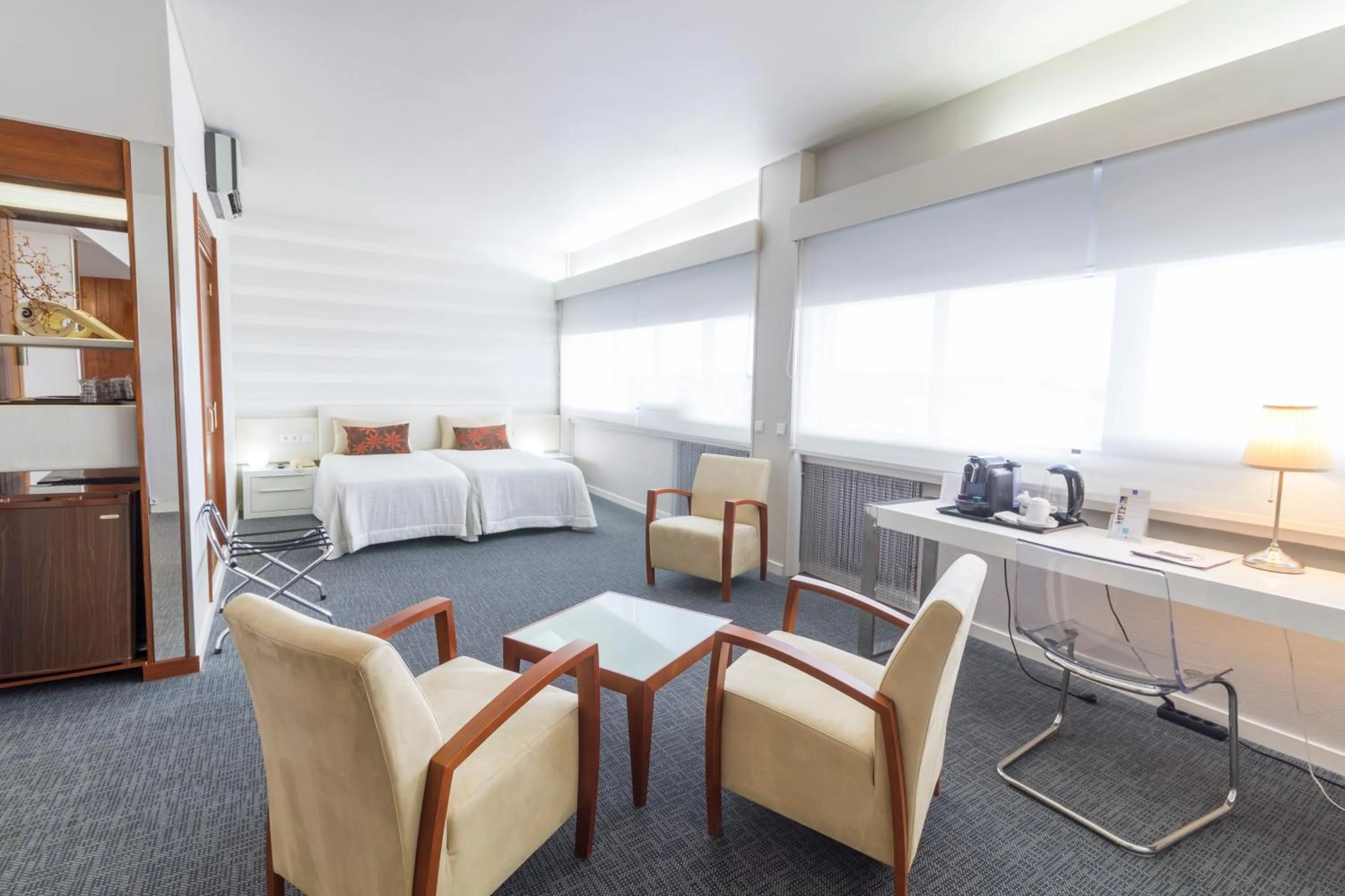 Bed in Hotel Eurosol Leiria & Jardim