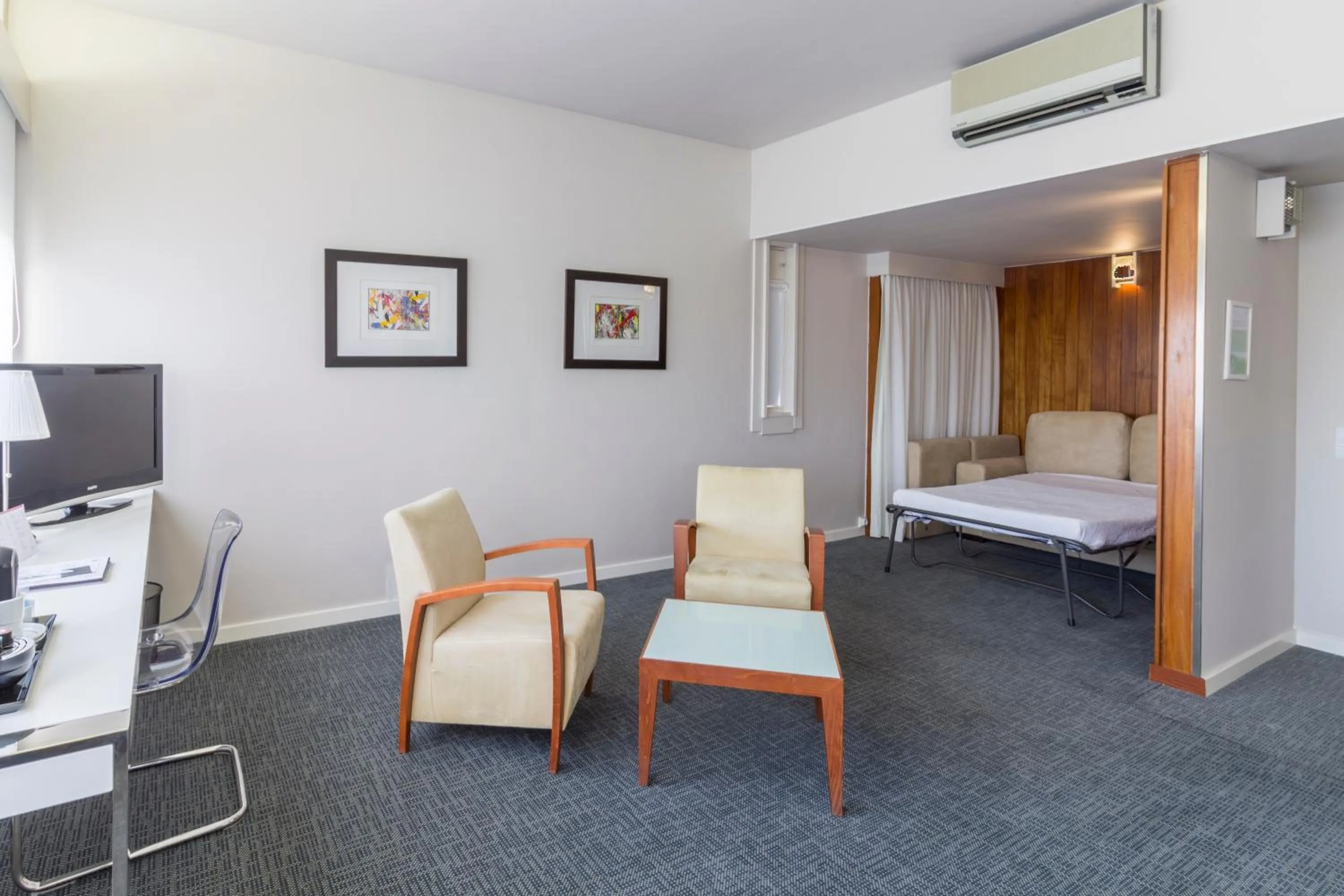 Bed in Hotel Eurosol Leiria & Jardim