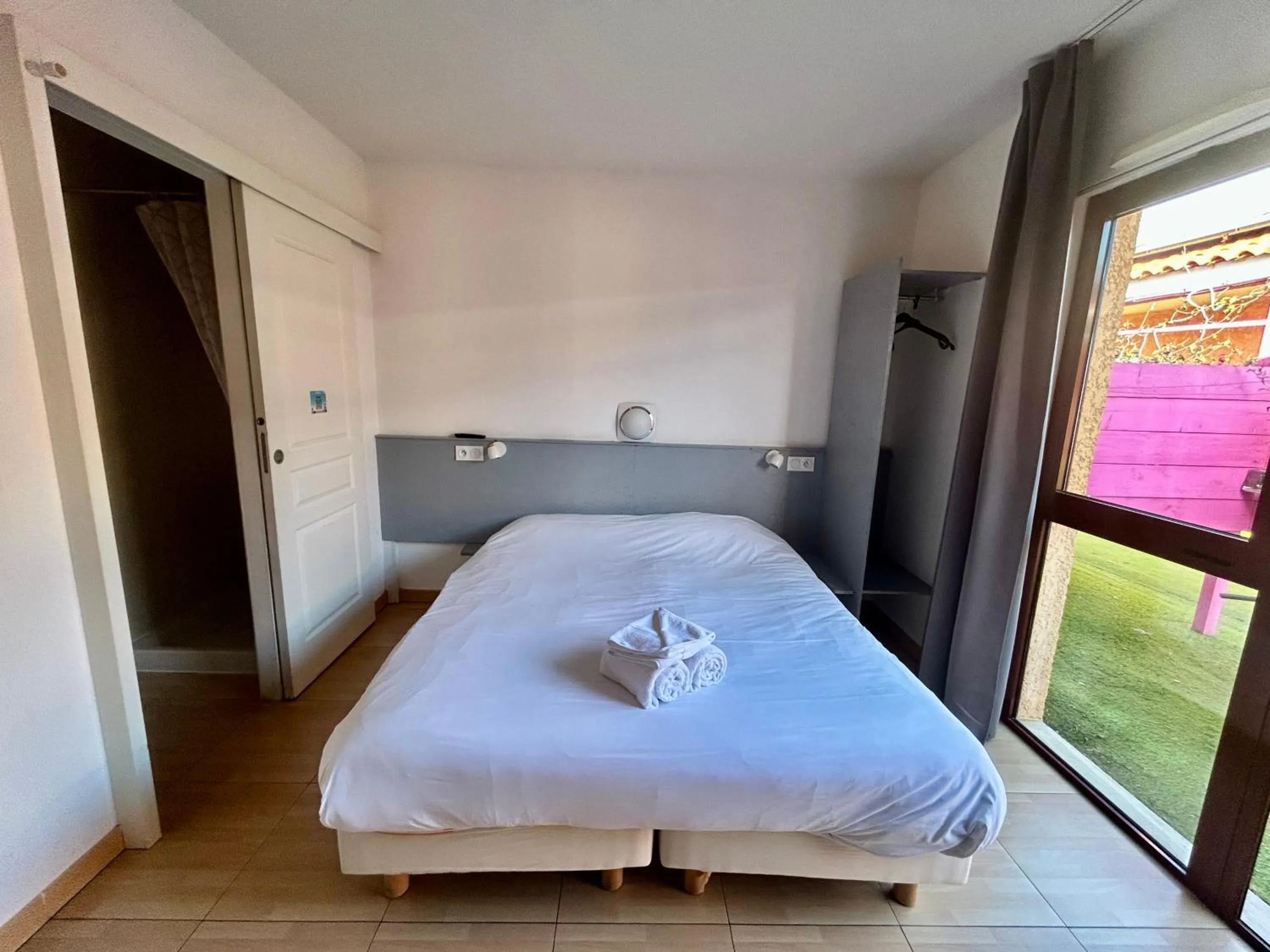 Bed in Hôtel Acajou