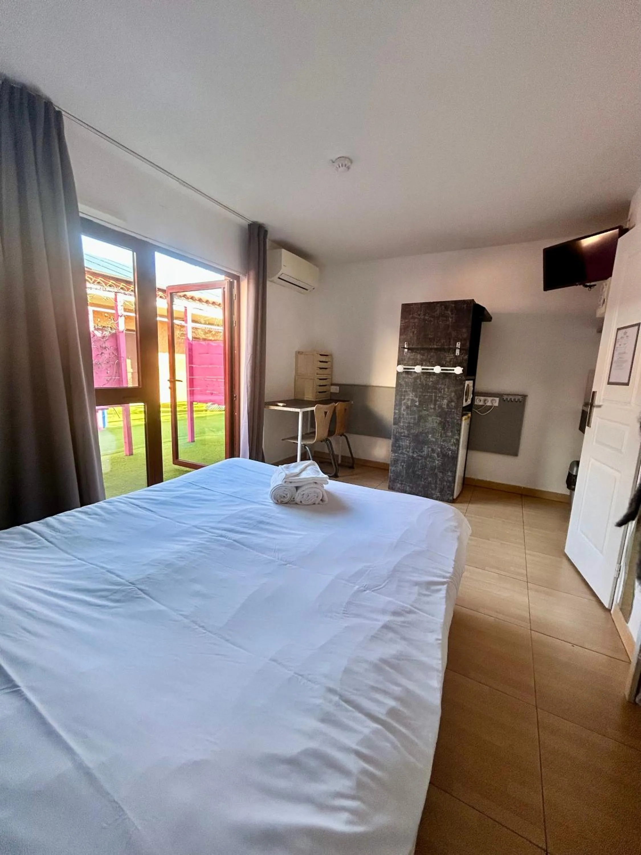 Bed in Hôtel Acajou