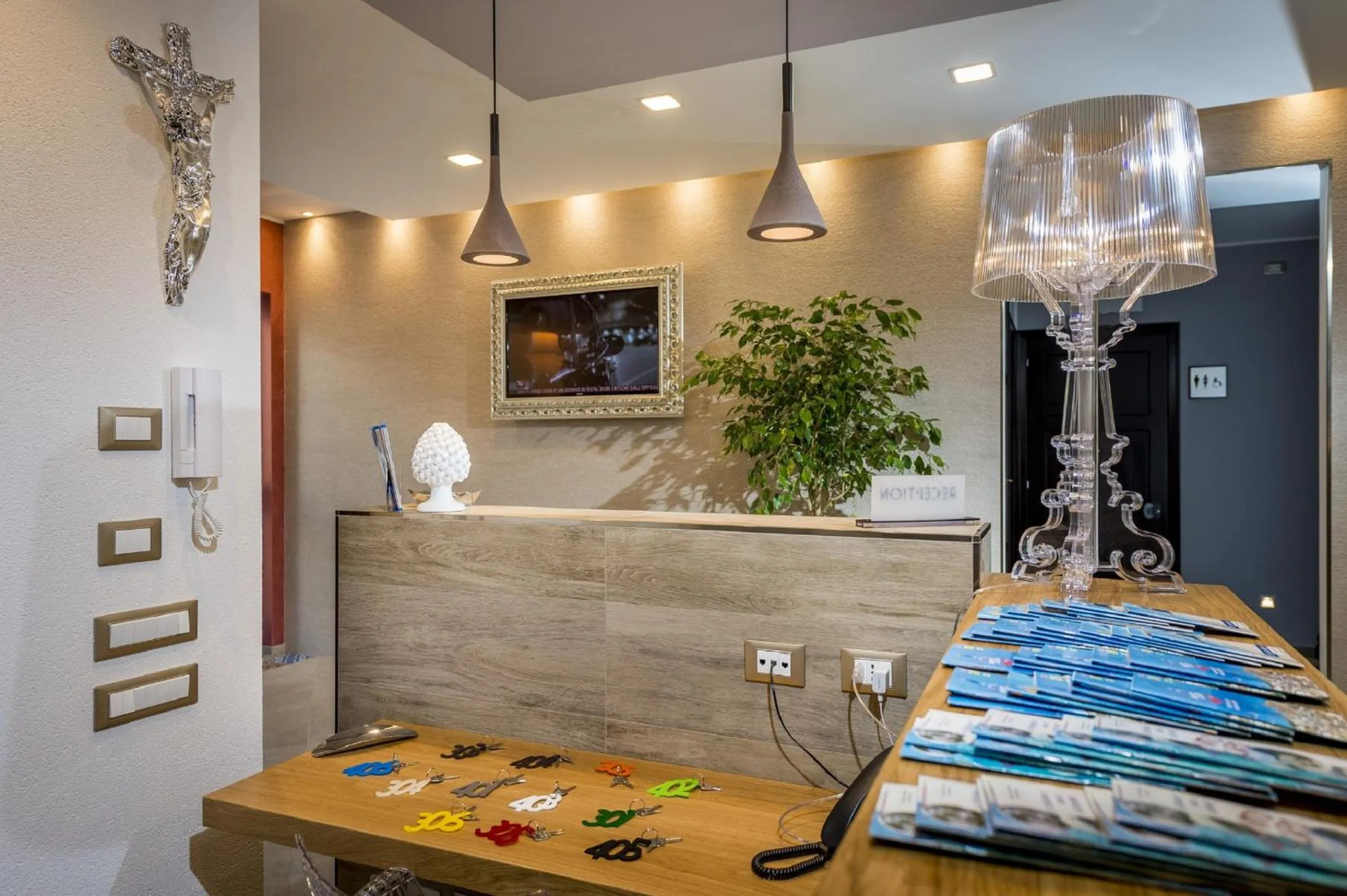 Lobby or reception in Hotel Vento del Sud