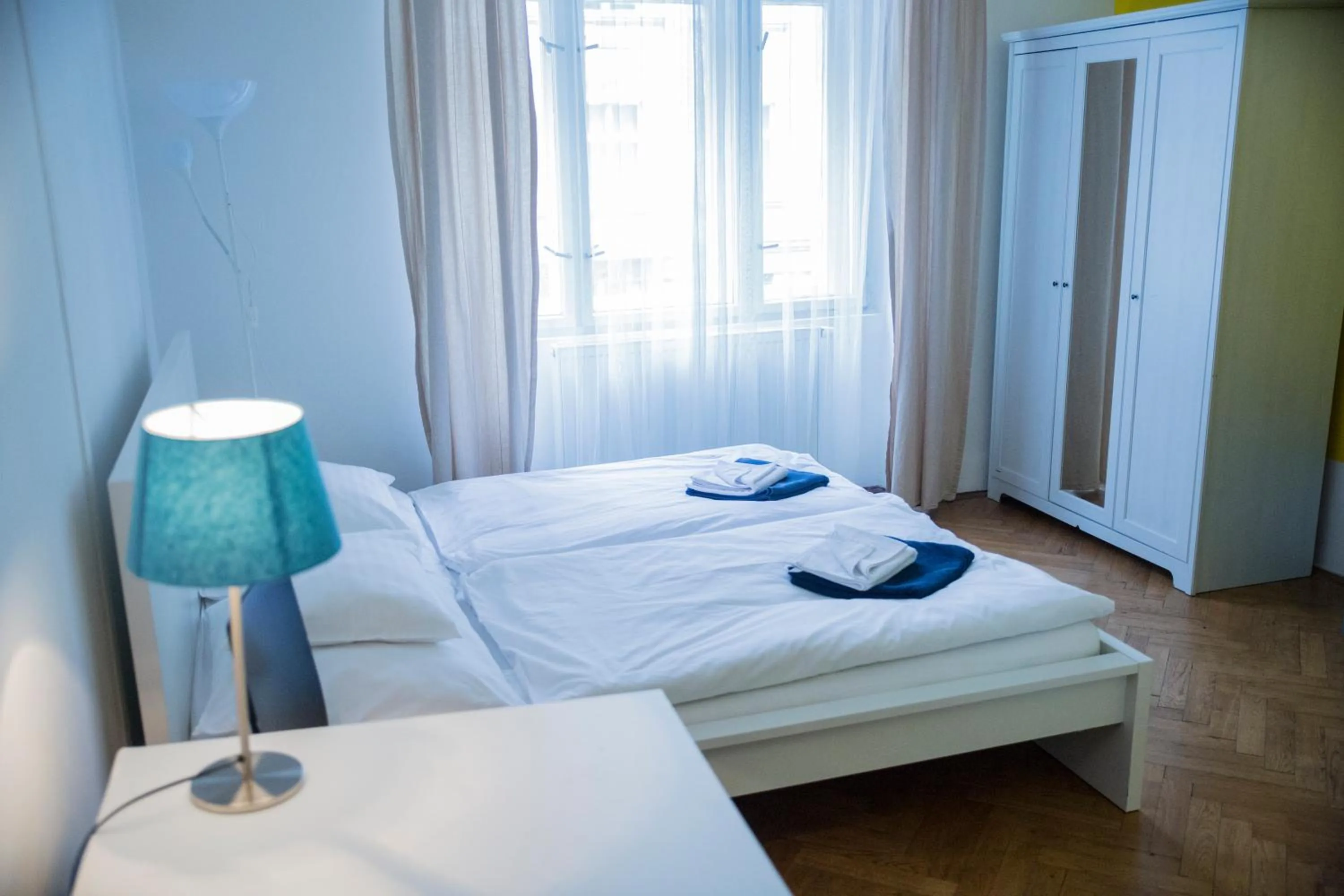 Bed in Budget Apartment