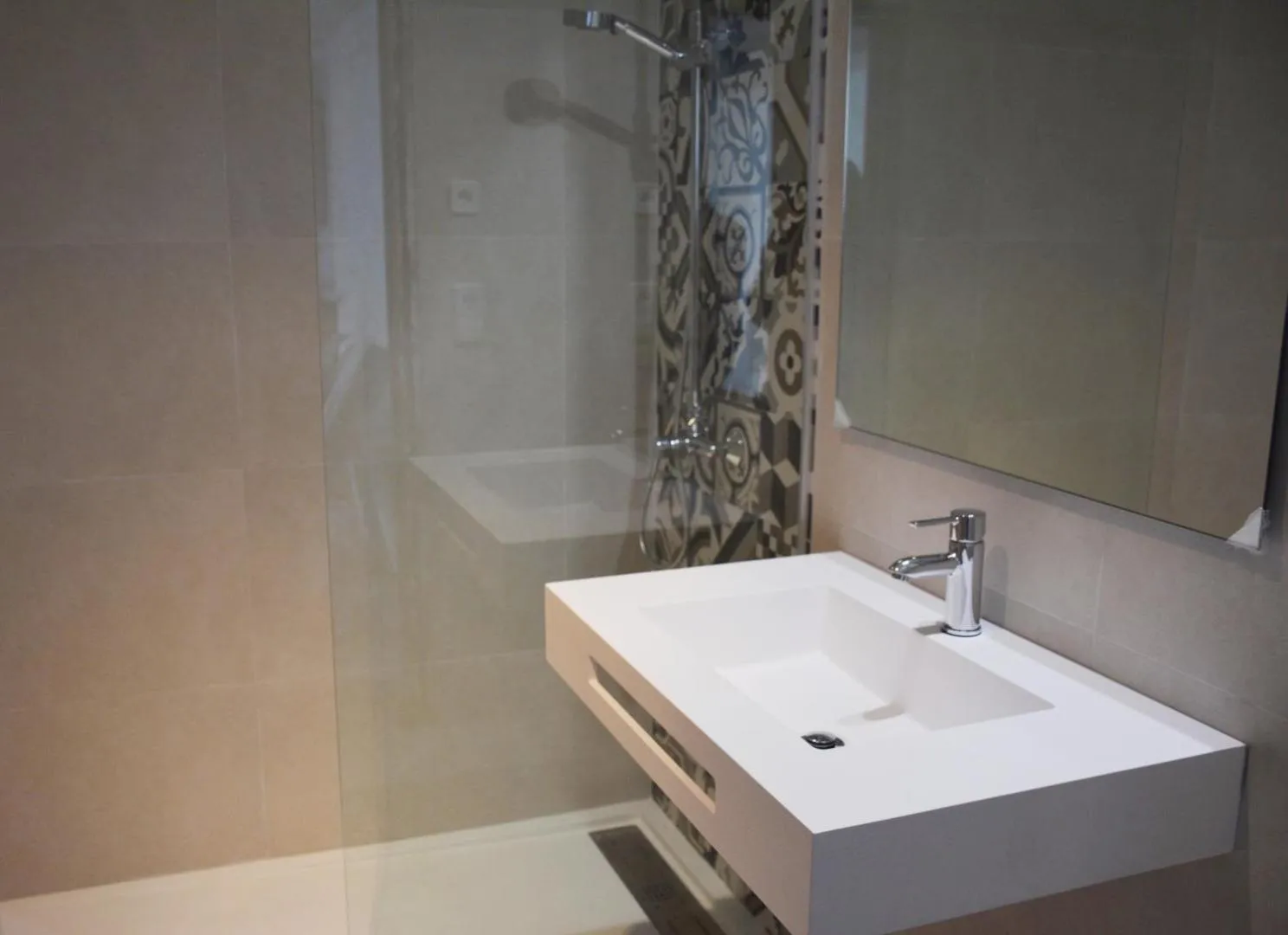 Bathroom in Apartamentos Playa Moreia