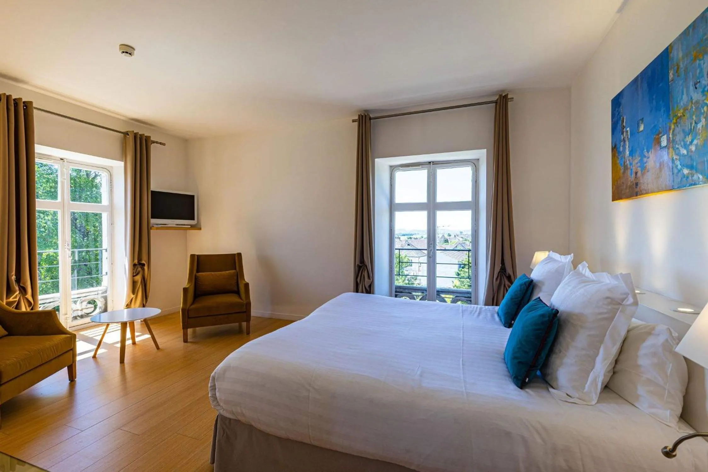 Bedroom in Château & Spa de la Cueillette