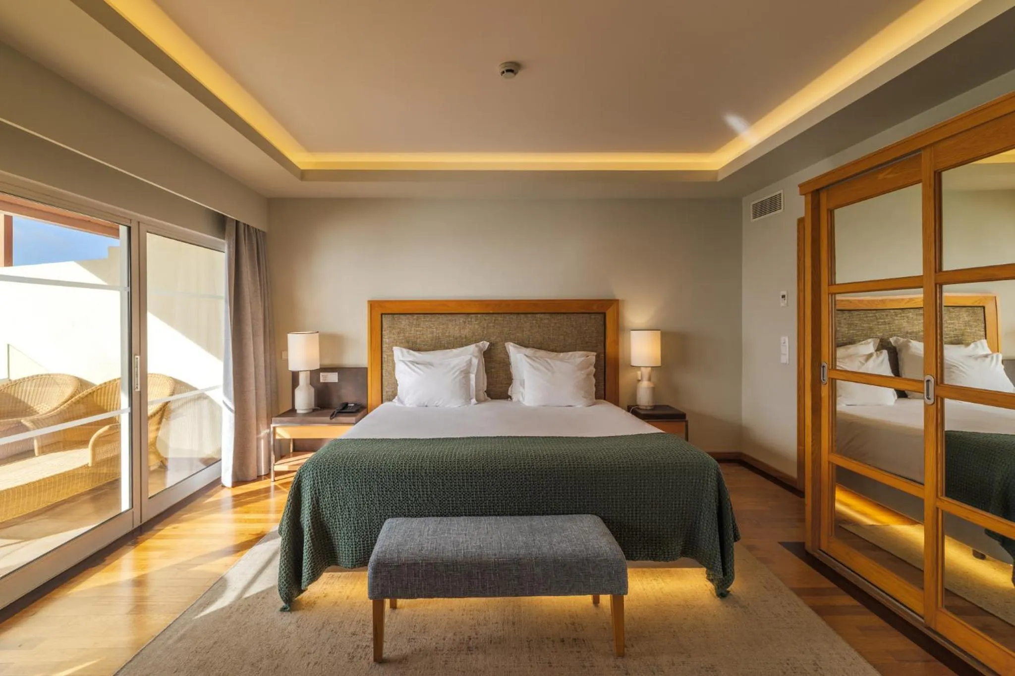 Bed in Pestana Carlton Madeira Ocean Resort Hotel