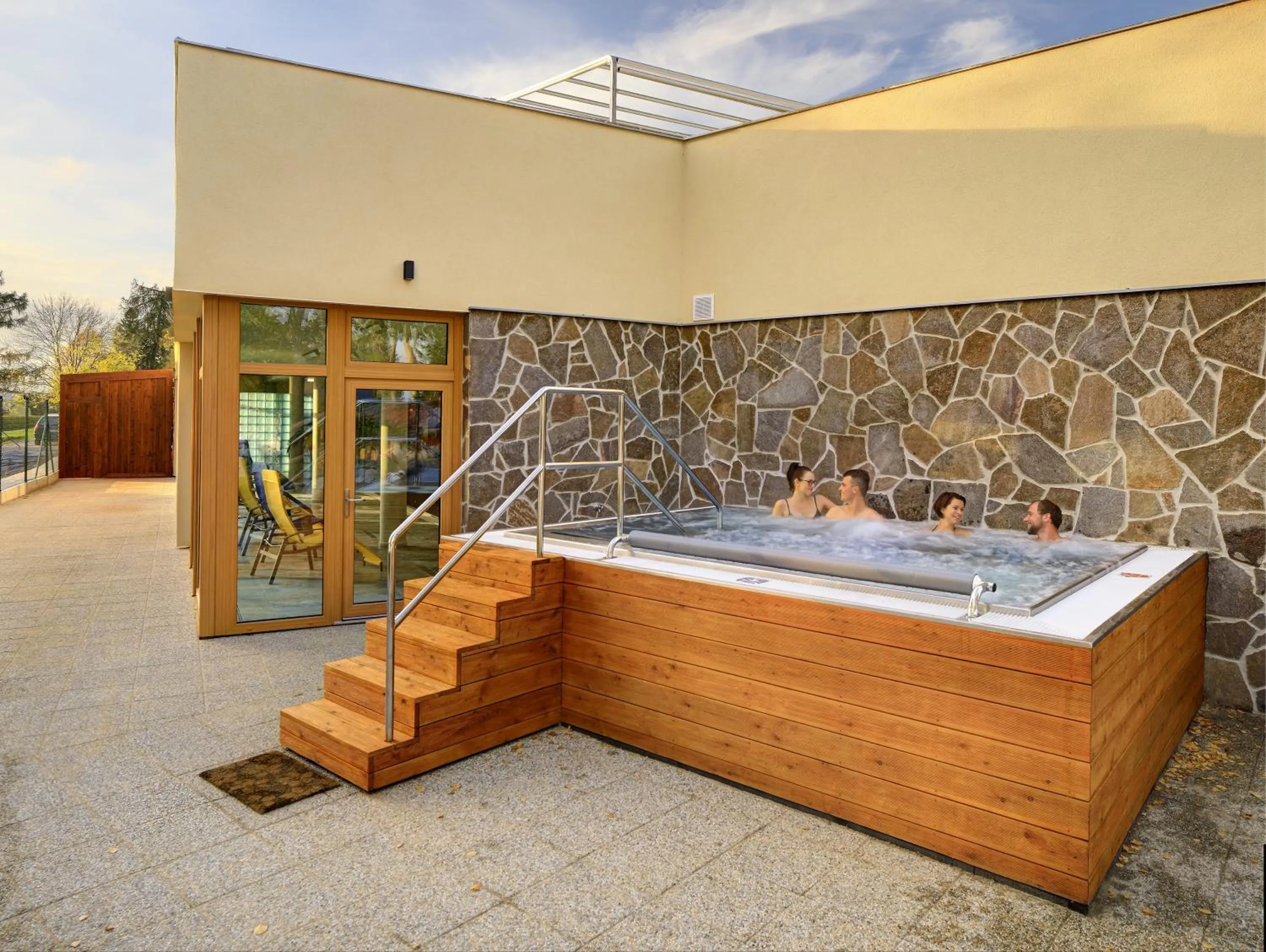 Open Air Bath in Hotel Resort Relax
