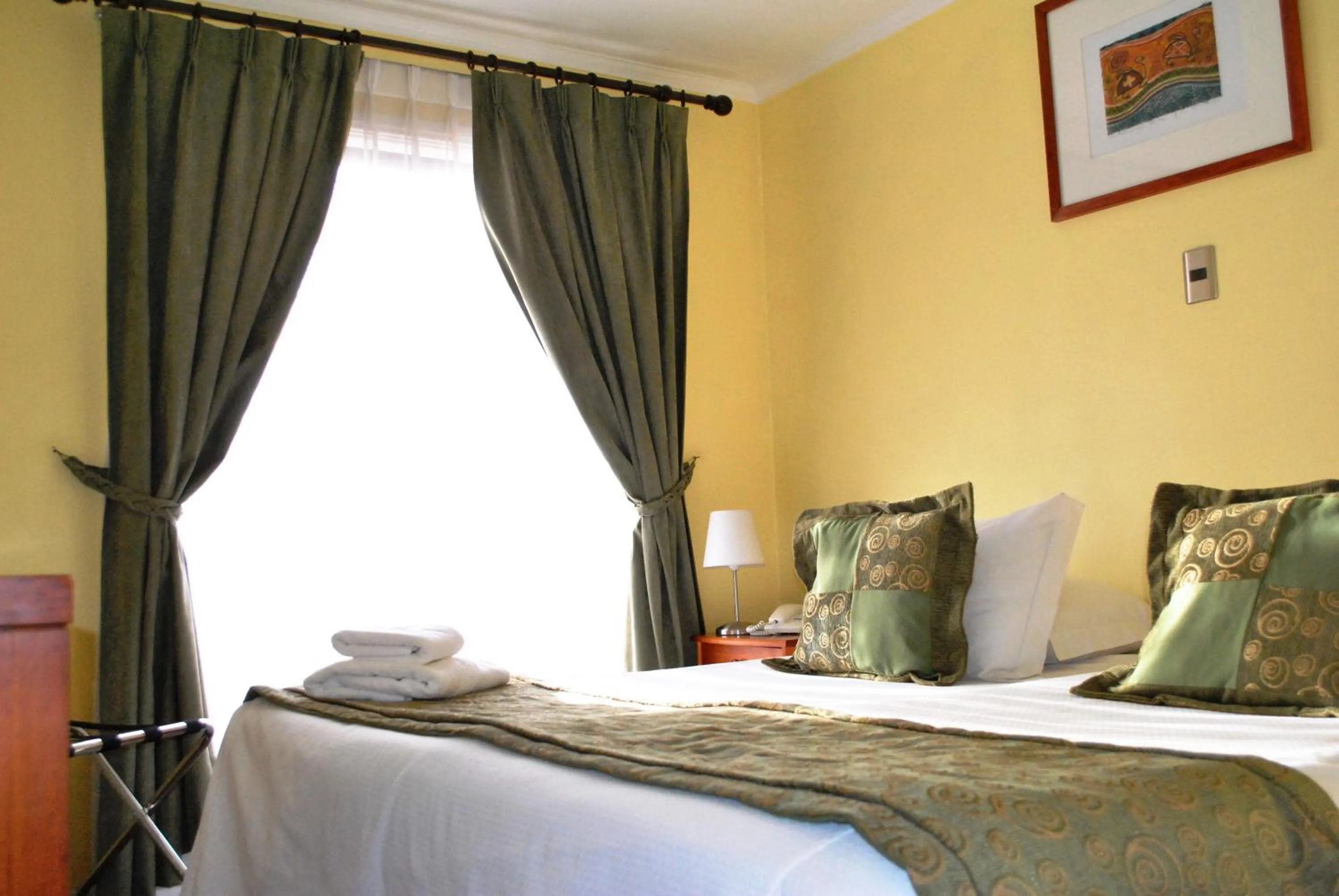 Bed in Hotel Carpa Manzano