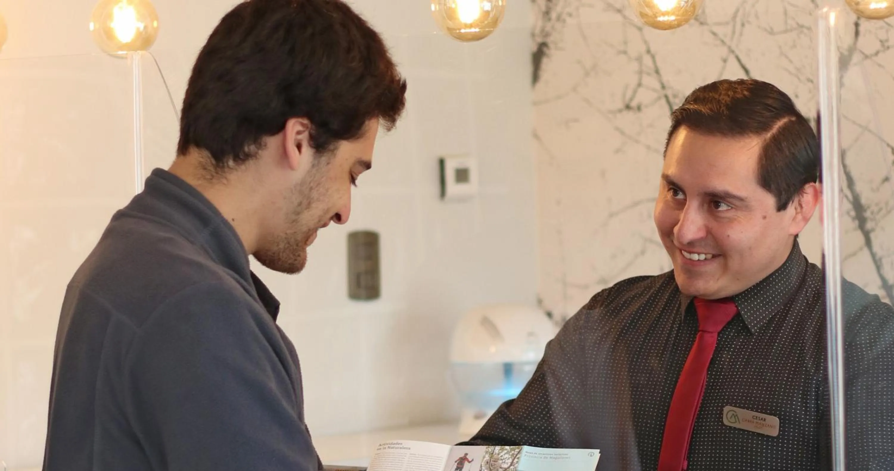 Lobby or reception in Hotel Carpa Manzano