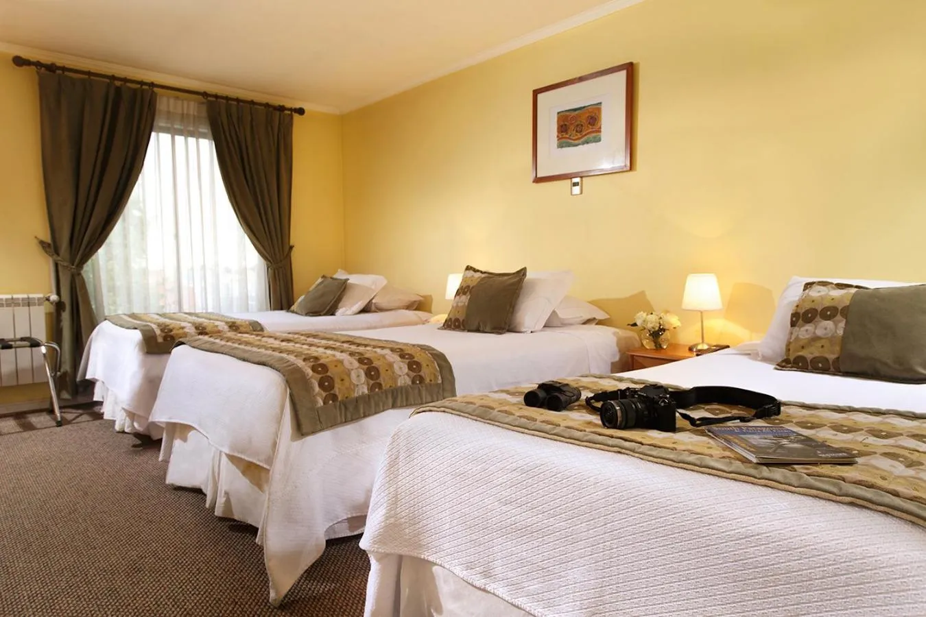 Bed in Hotel Carpa Manzano