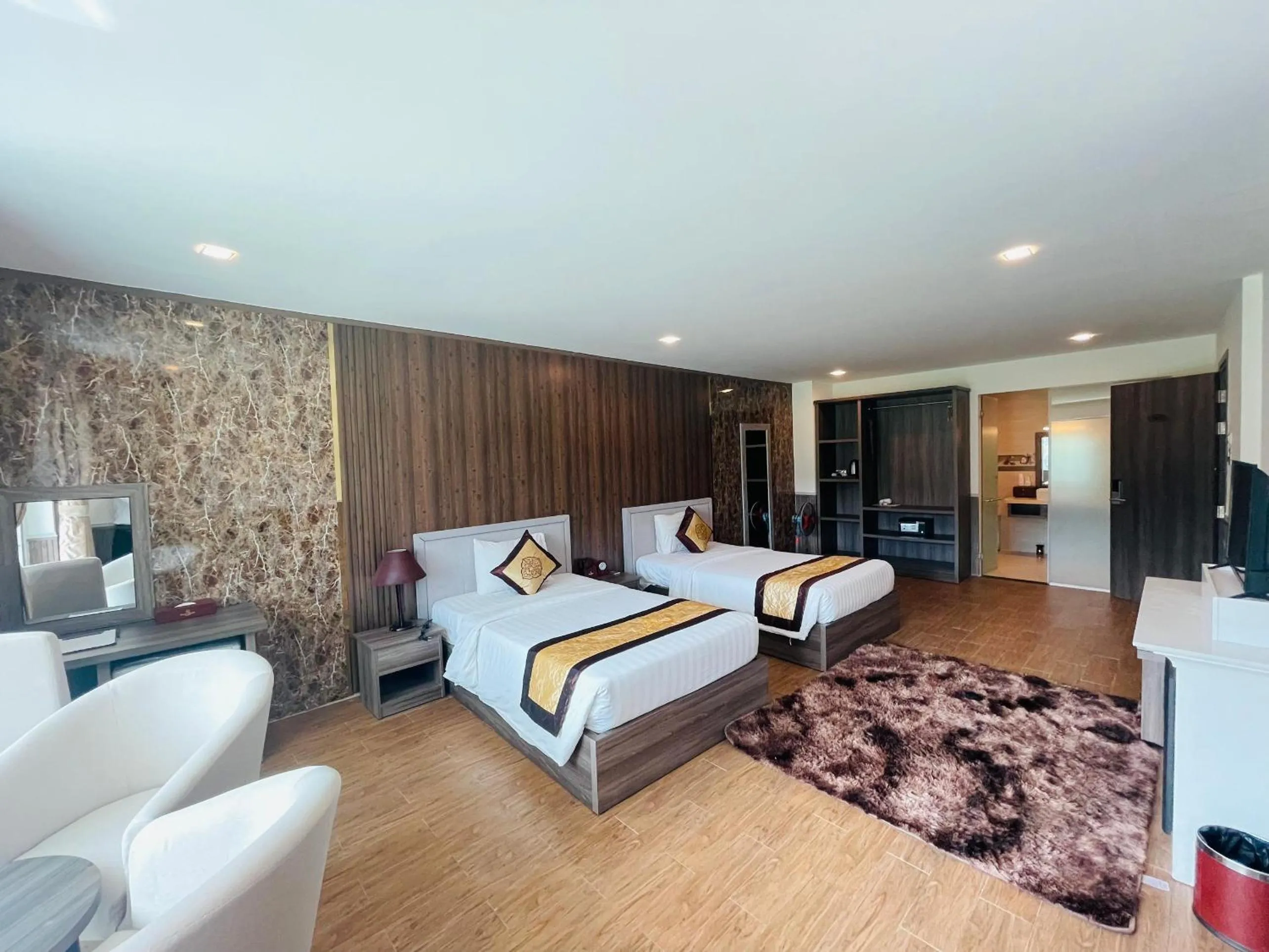 Bed in Dalat Wonder Resort