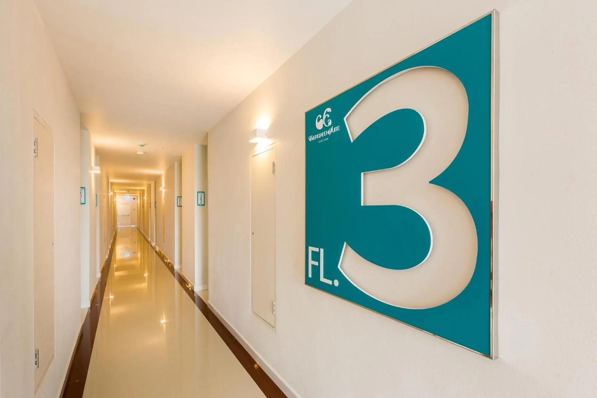 Decorative detail in Evergreen Suite Hotel