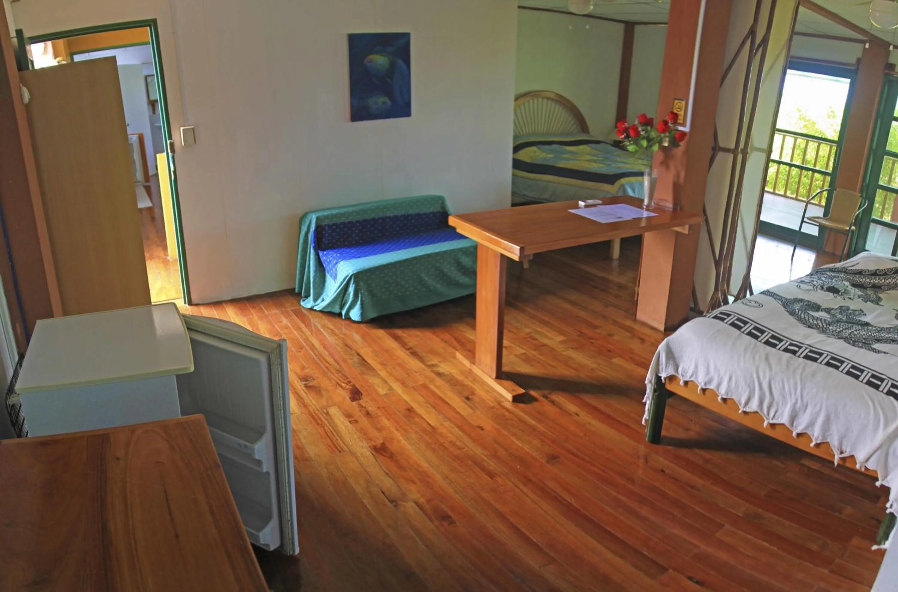 Bed in Galapagos Chalet