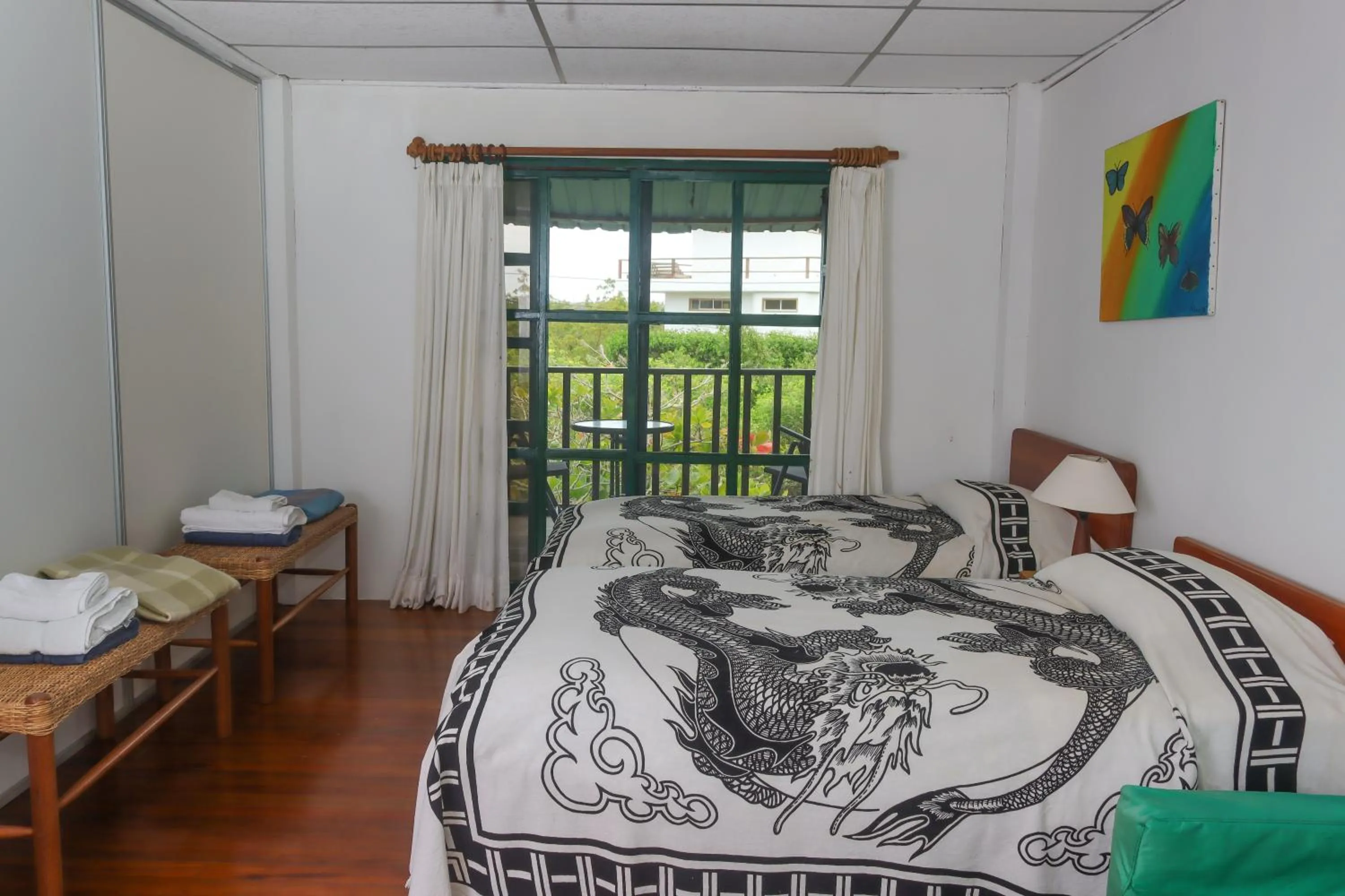 Bed in Galapagos Chalet