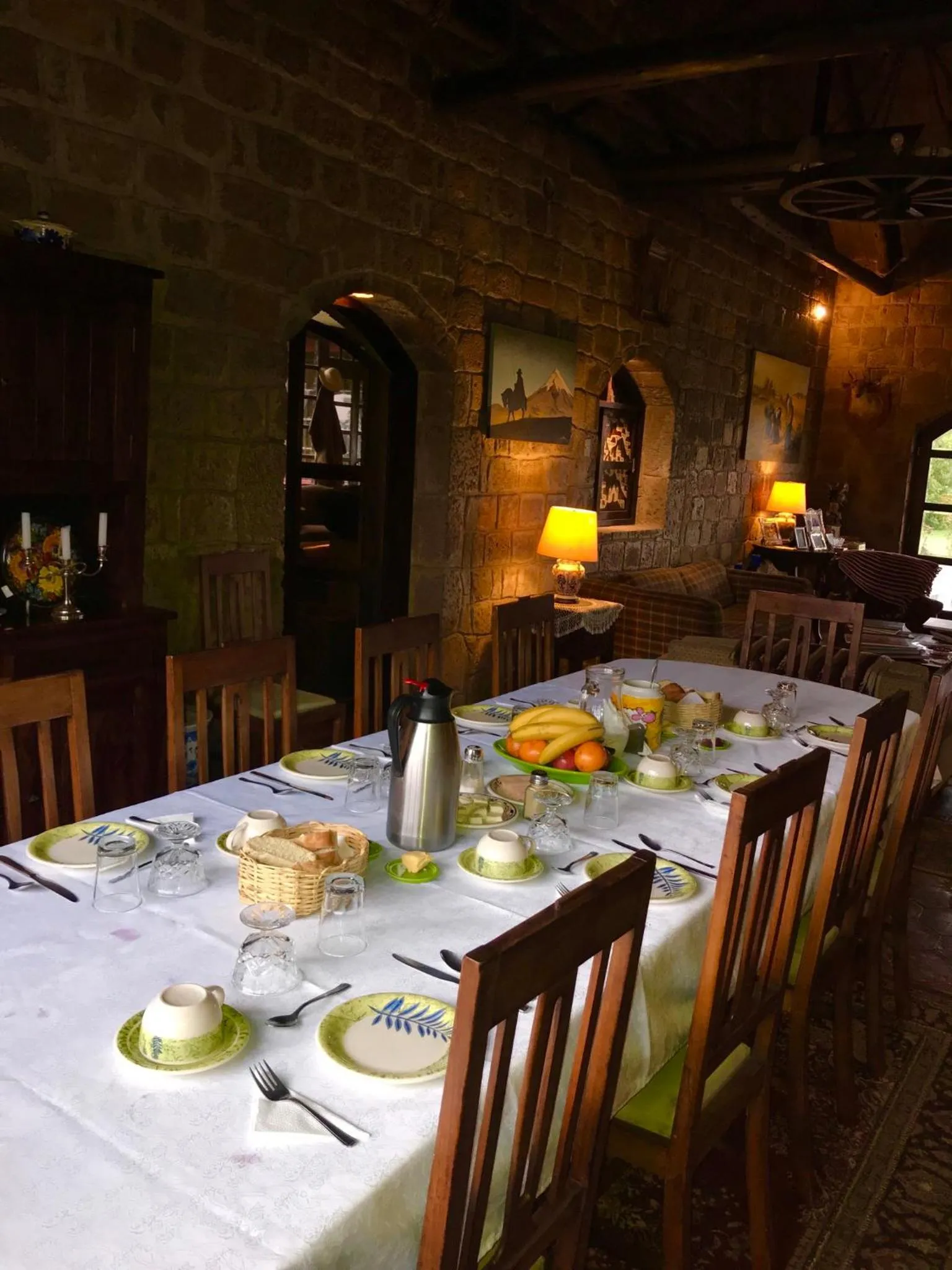 Continental breakfast in Hacienda Hato Verde