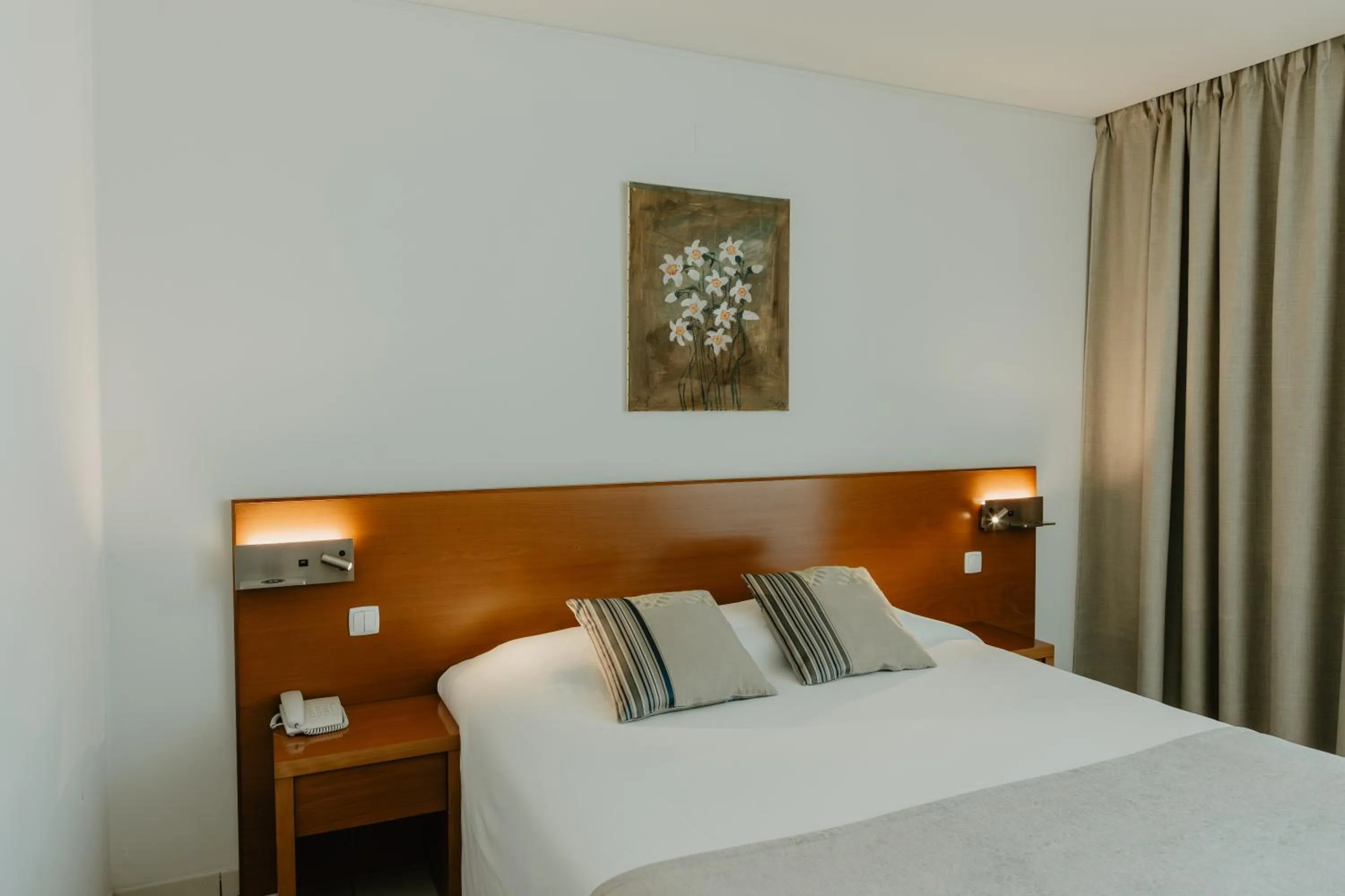 Bed in Hotel Sao Sebastiao de Boliqueime