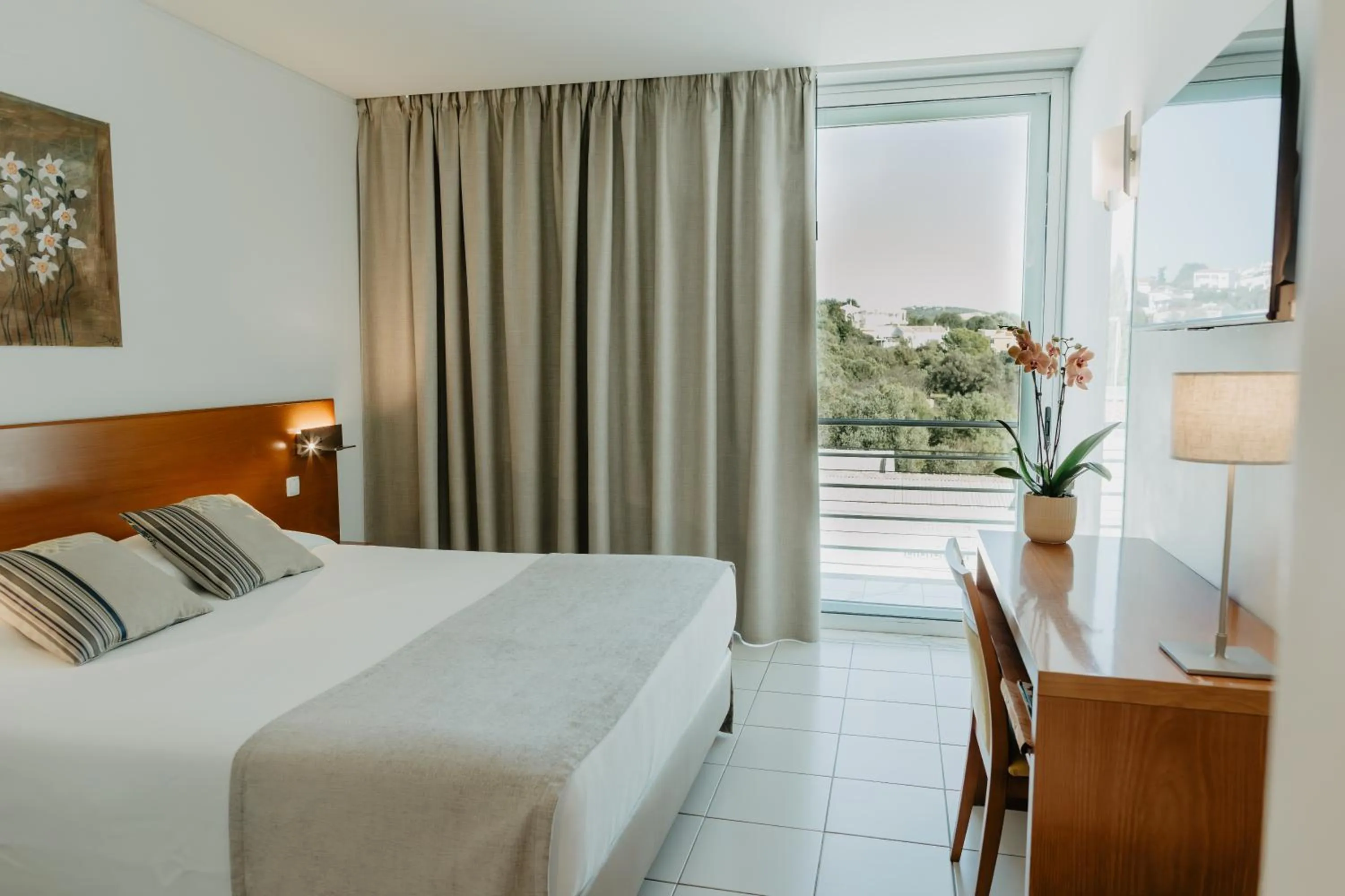 Bed in Hotel Sao Sebastiao de Boliqueime