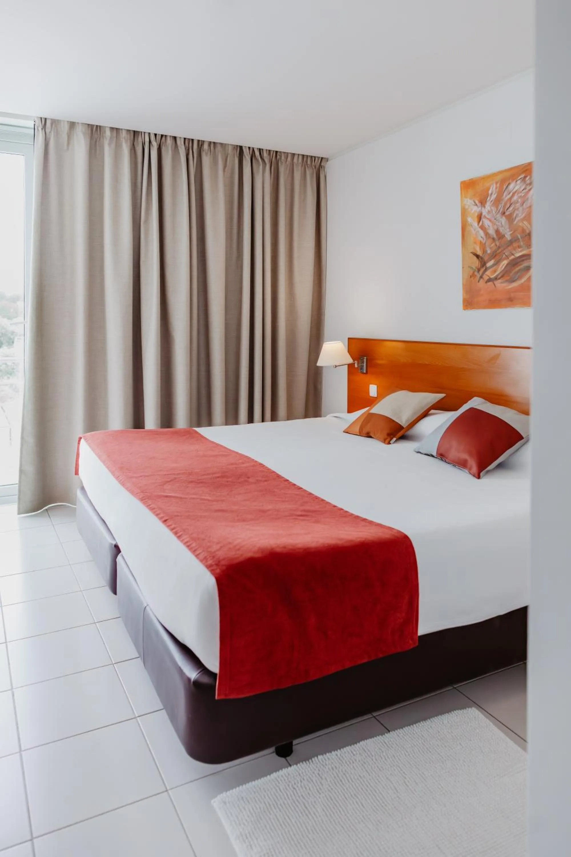 Bed in Hotel Sao Sebastiao de Boliqueime