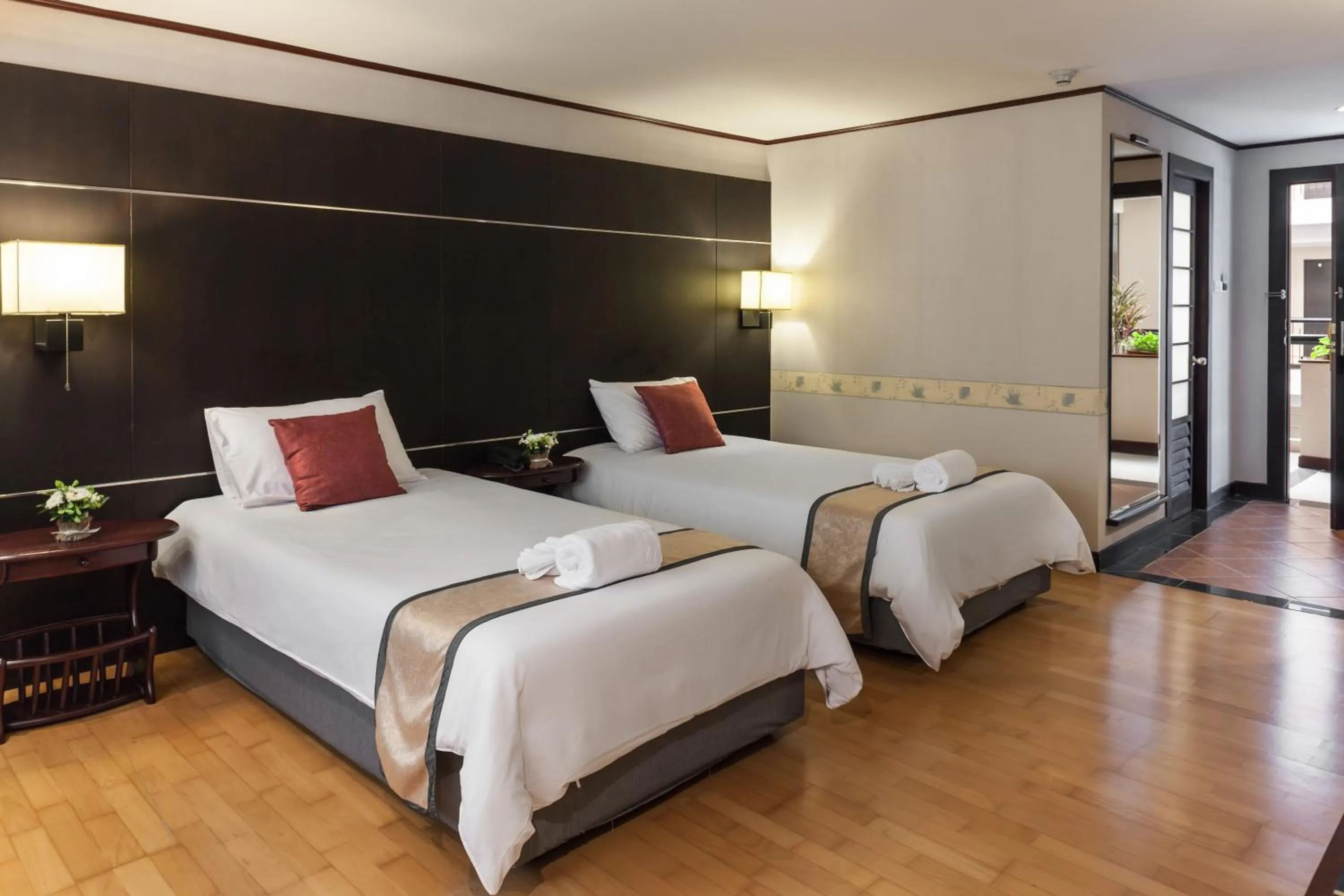 Bed in Alpine Golf Resort Chiang Mai