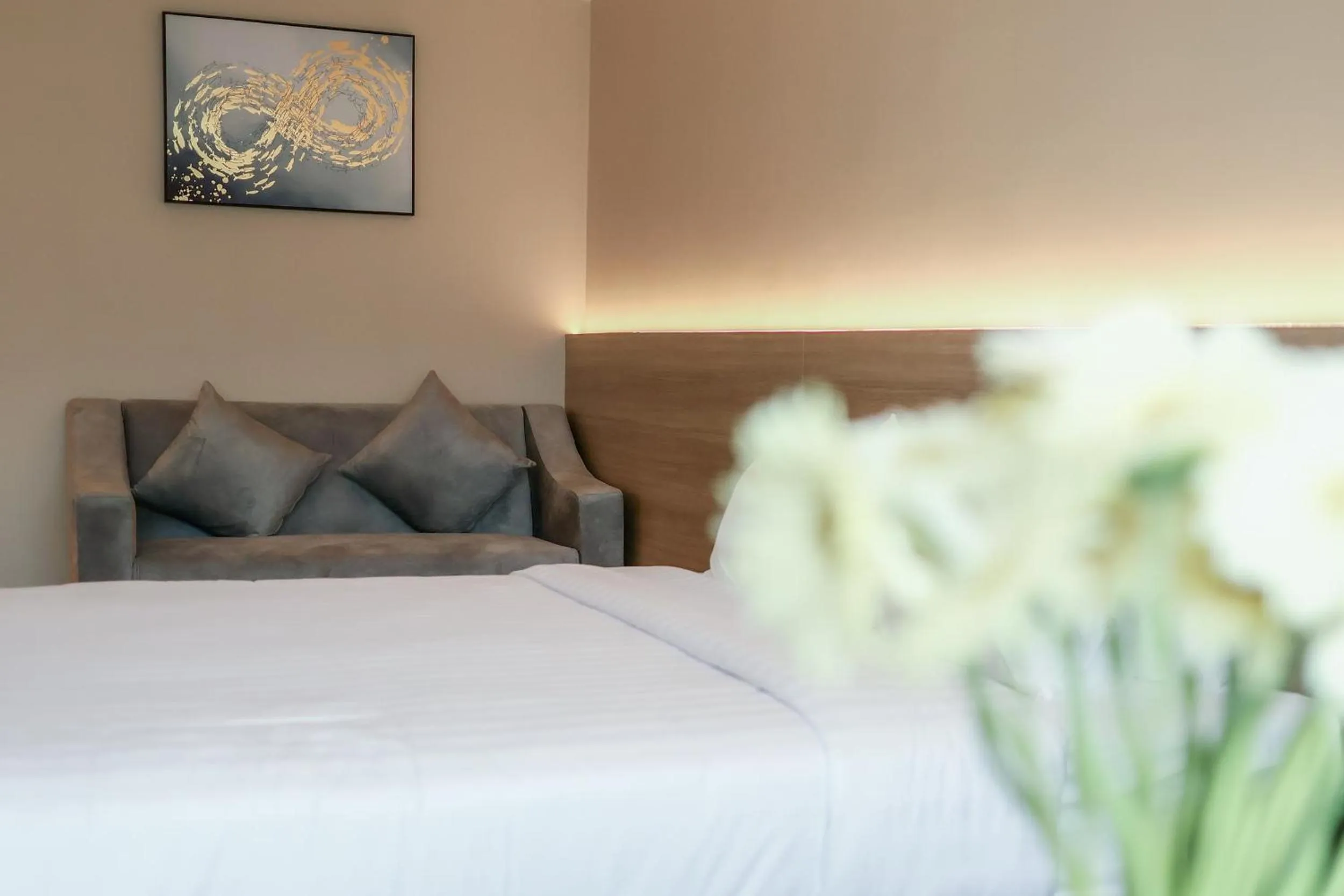 Bed in Alpine Golf Resort Chiang Mai