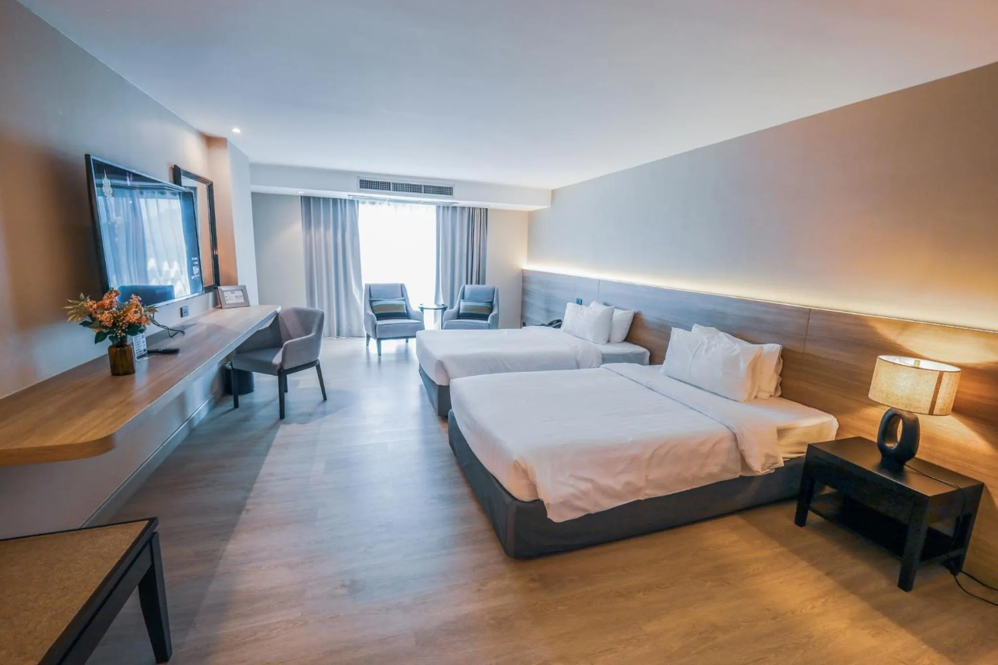 Photo of the whole room, Bed in Alpine Golf Resort Chiang Mai