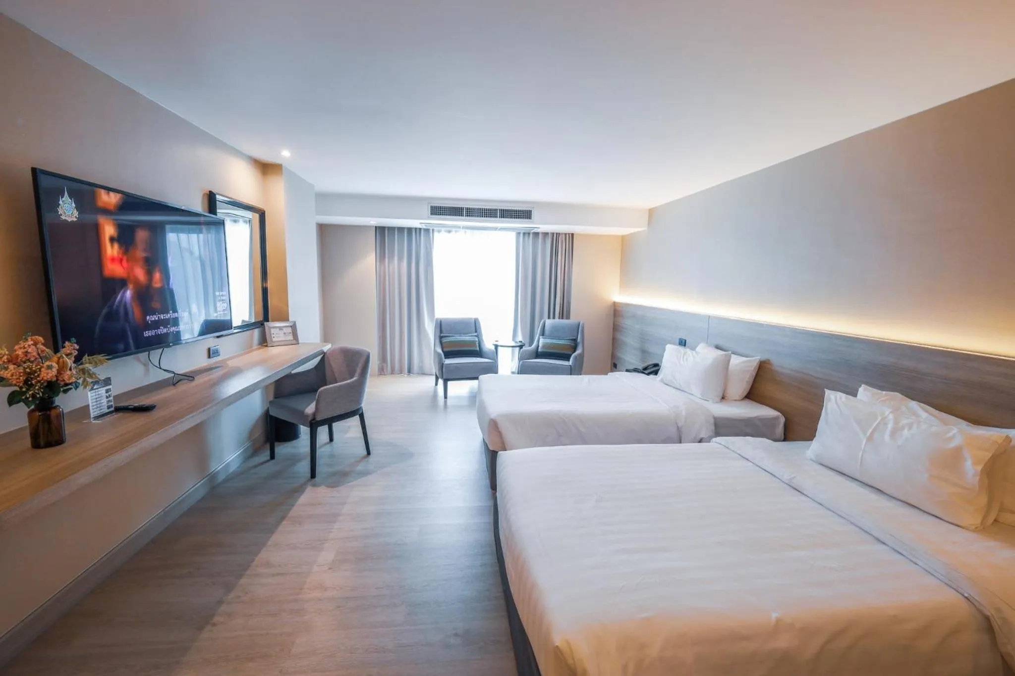 Bed in Alpine Golf Resort Chiang Mai