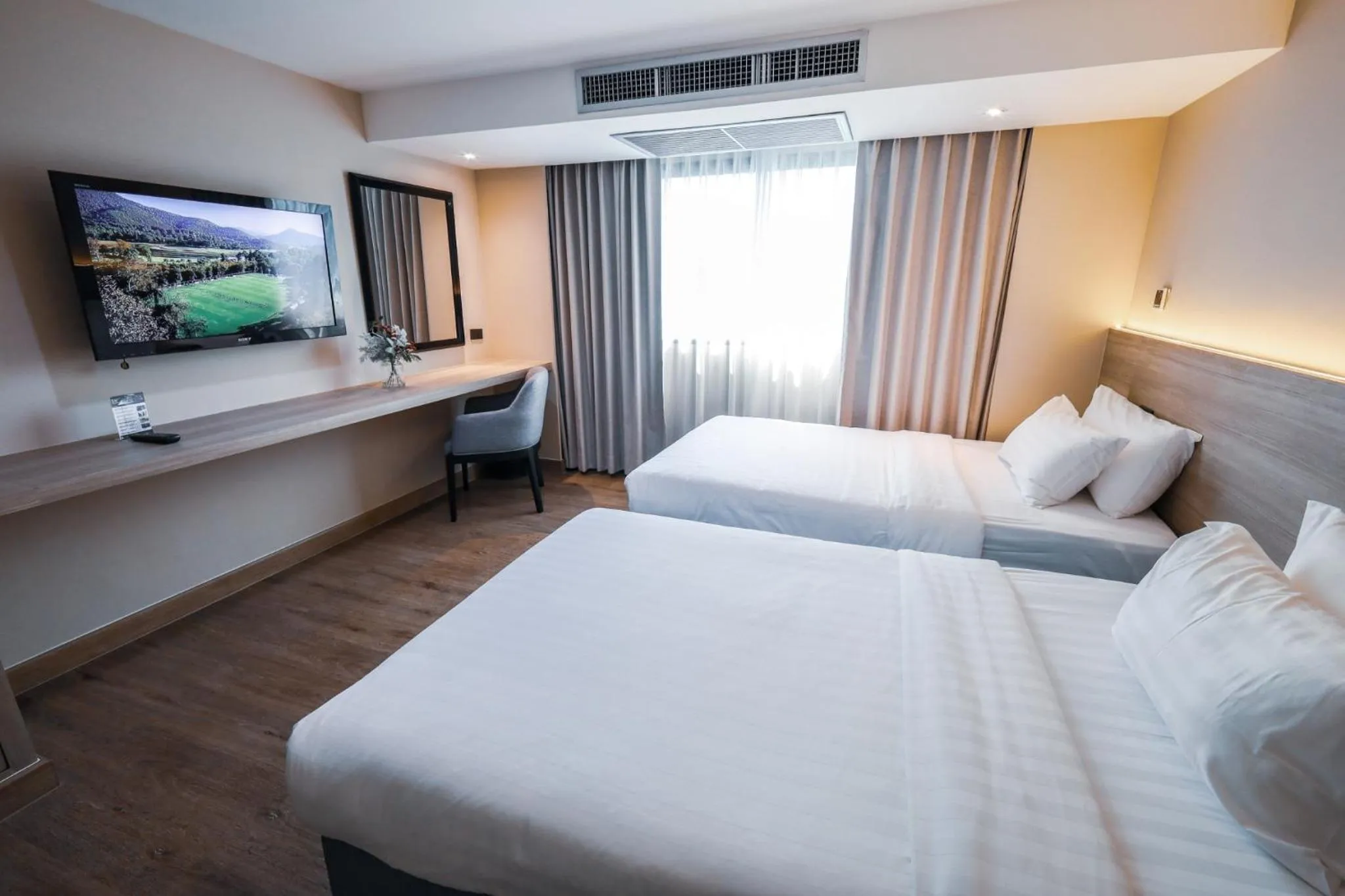 Bed in Alpine Golf Resort Chiang Mai