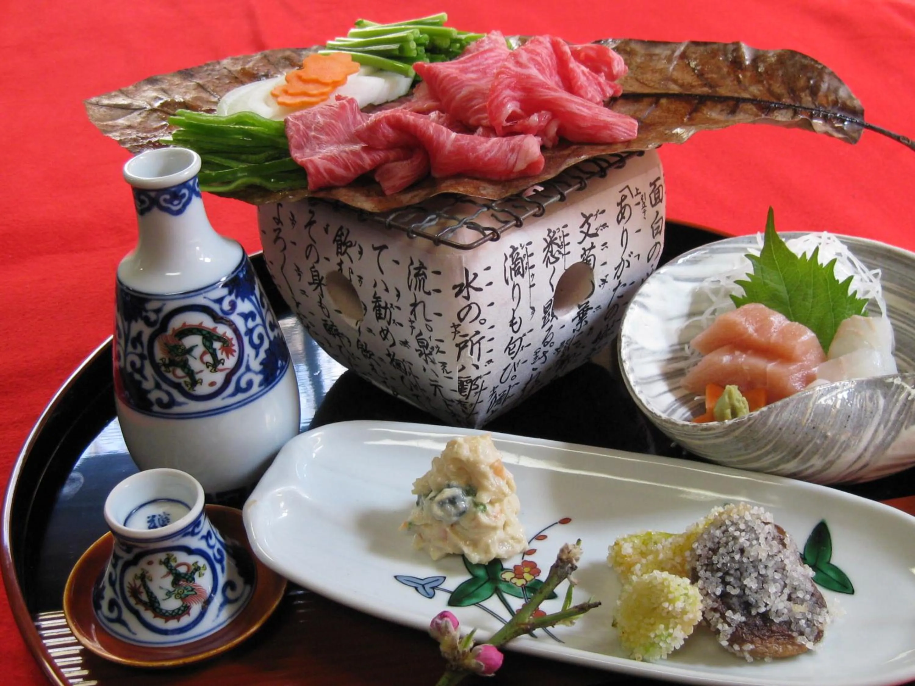 Food close-up in Ryokan Kaminaka