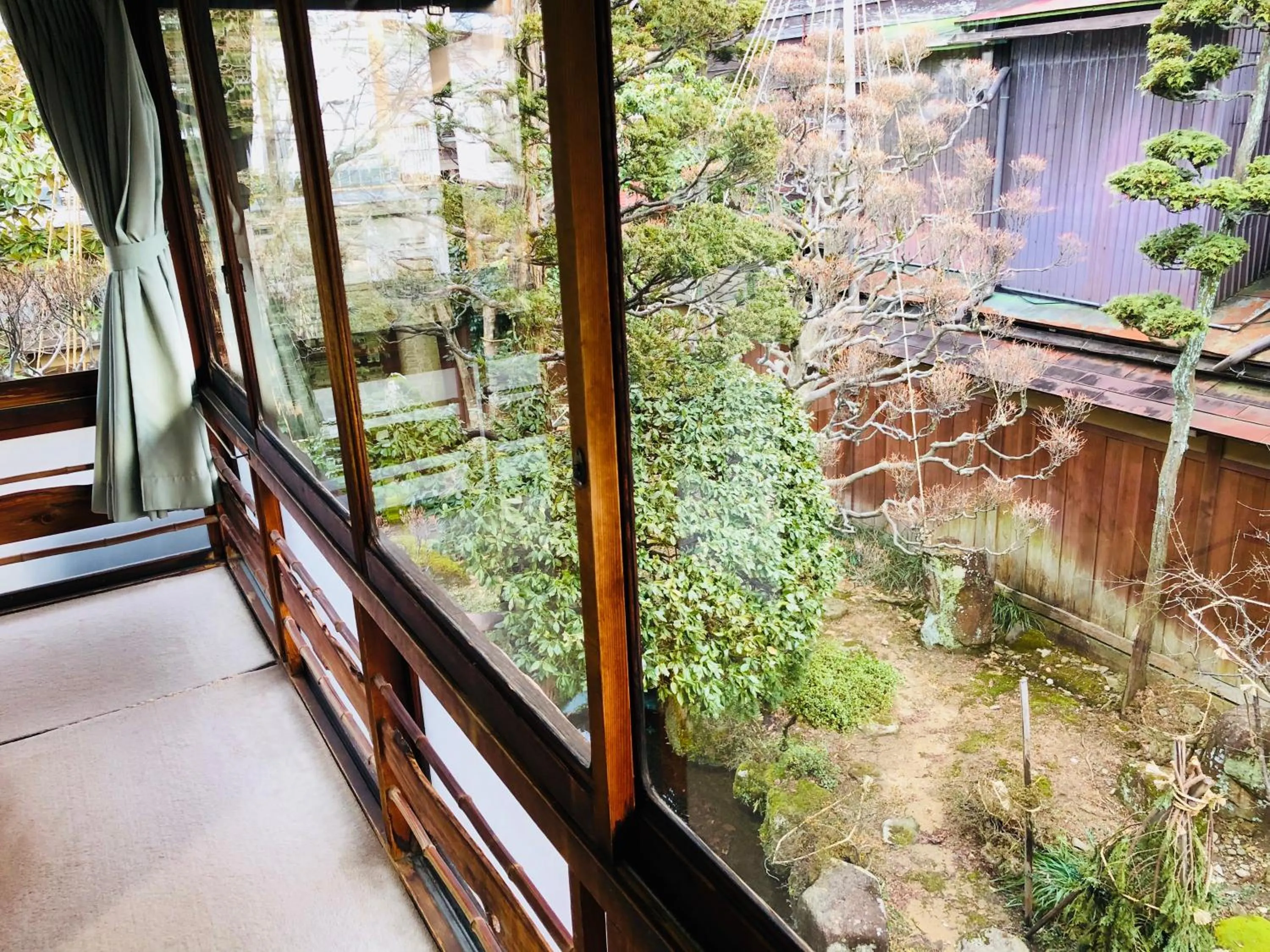 Garden view in Ryokan Kaminaka