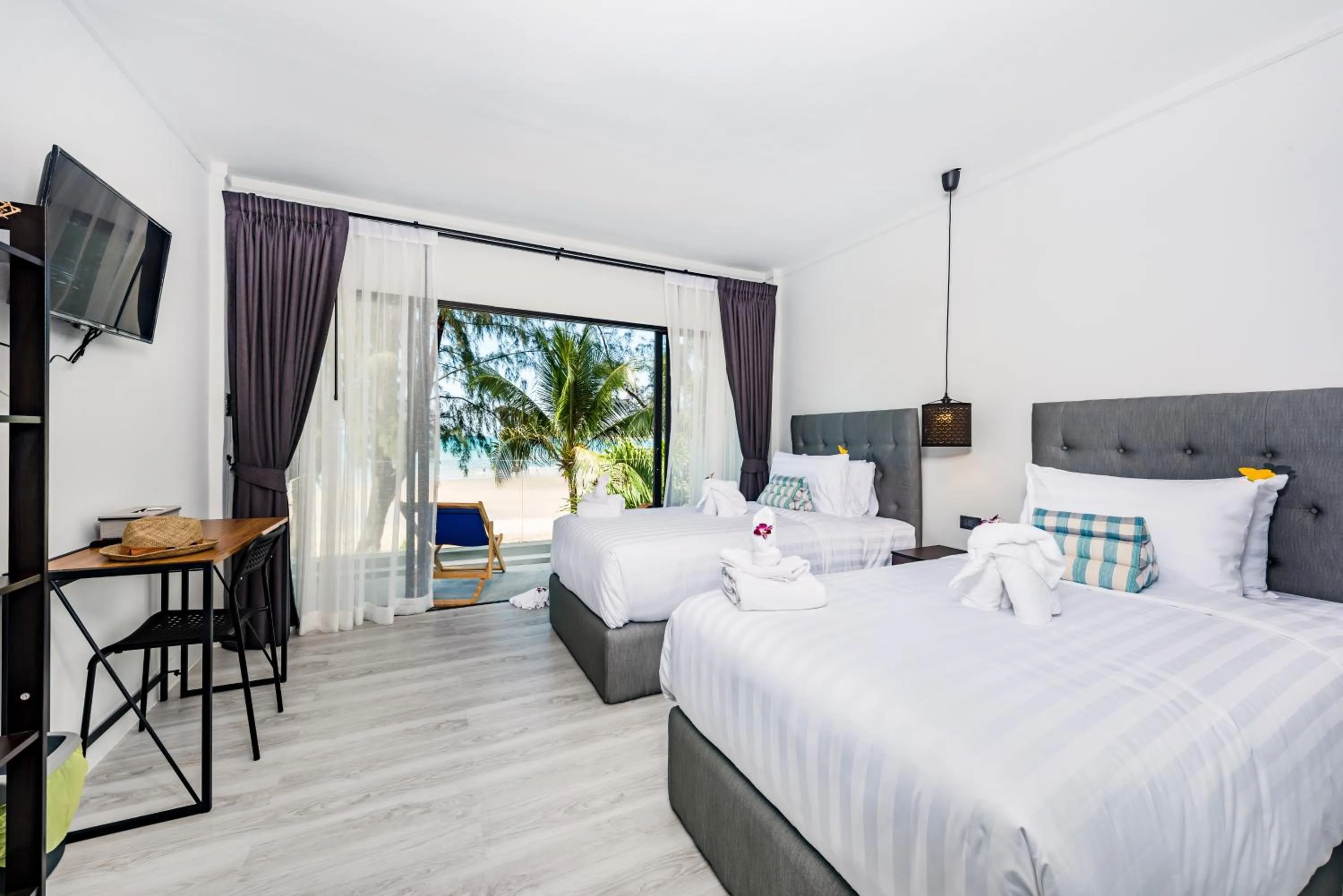 Bed in Thai Kamala Beach Front