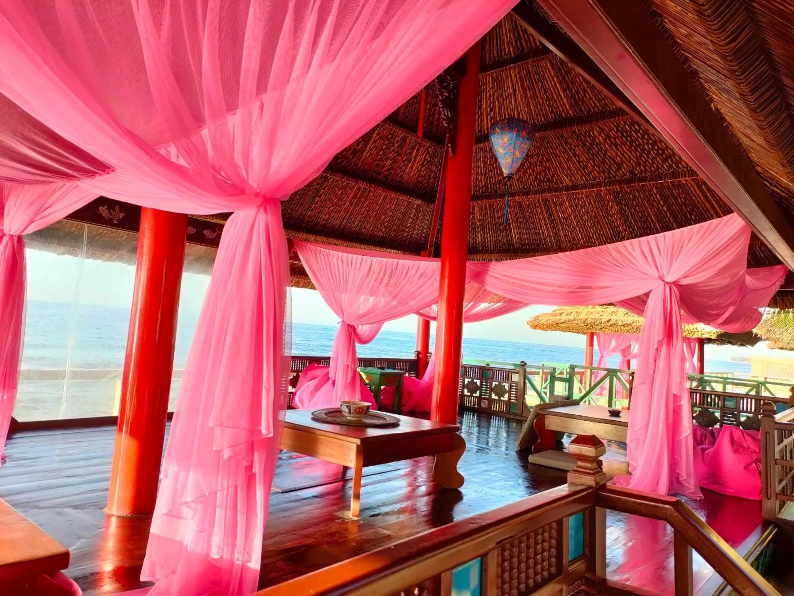 Seating area in Full Moon Beach Resort