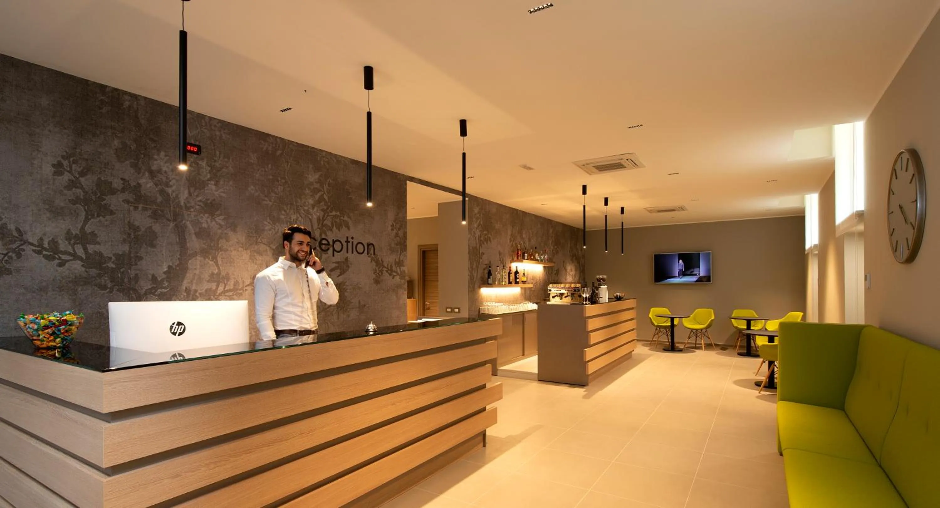 Lobby or reception in Hotel H21