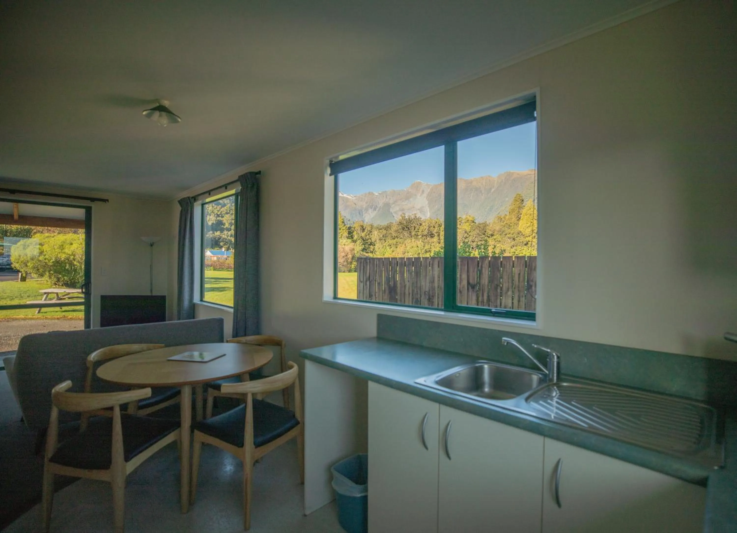 Dining area in Rainforest Motel