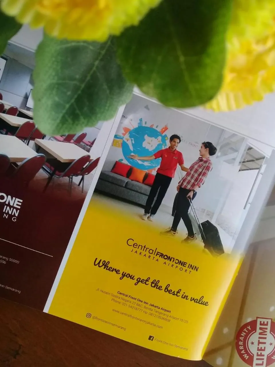 Logo/Certificate/Sign in Central Front One Inn Jakarta Airport